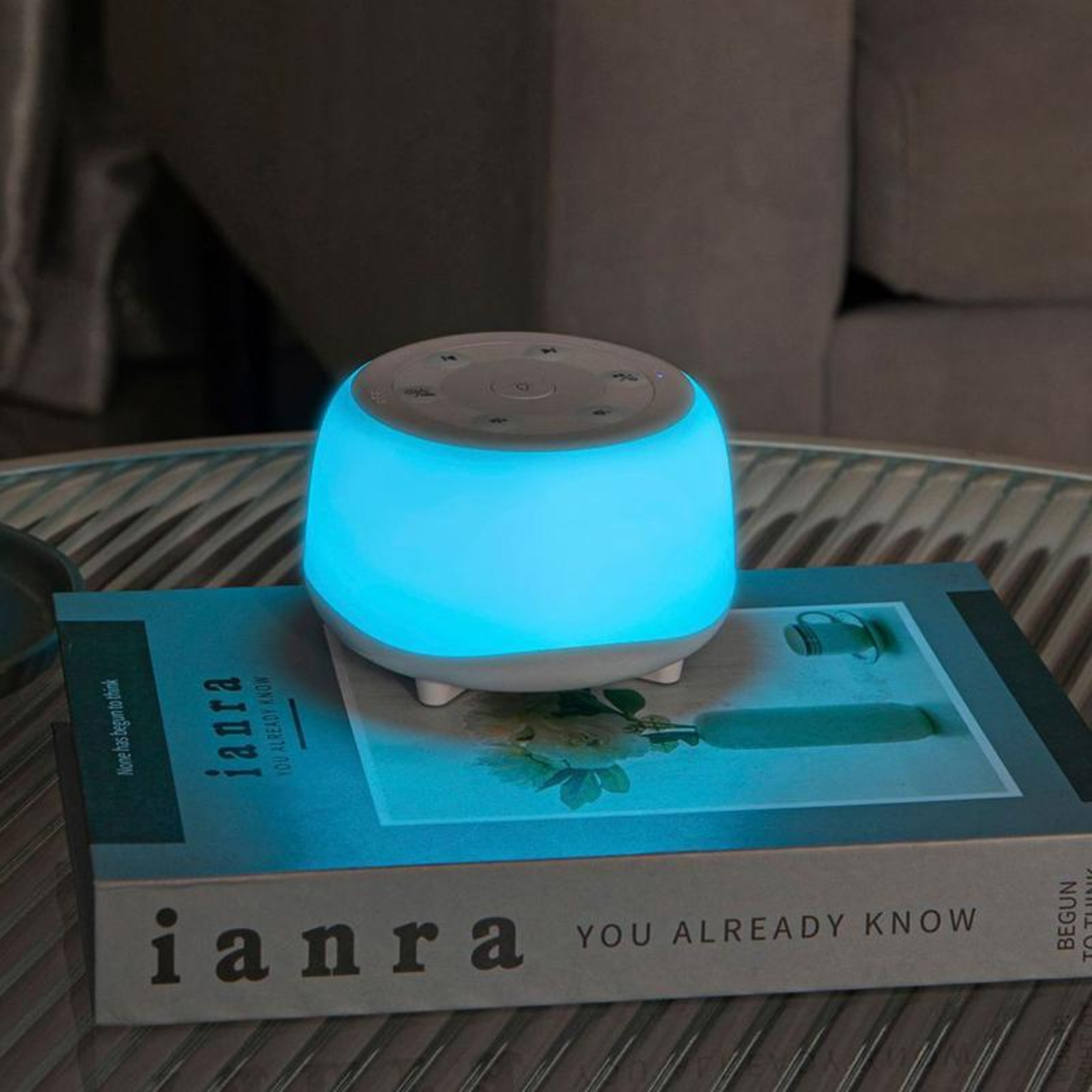 Portable White Noise Machine With Night Light  Sleep Sounds For Adults And Babies 0