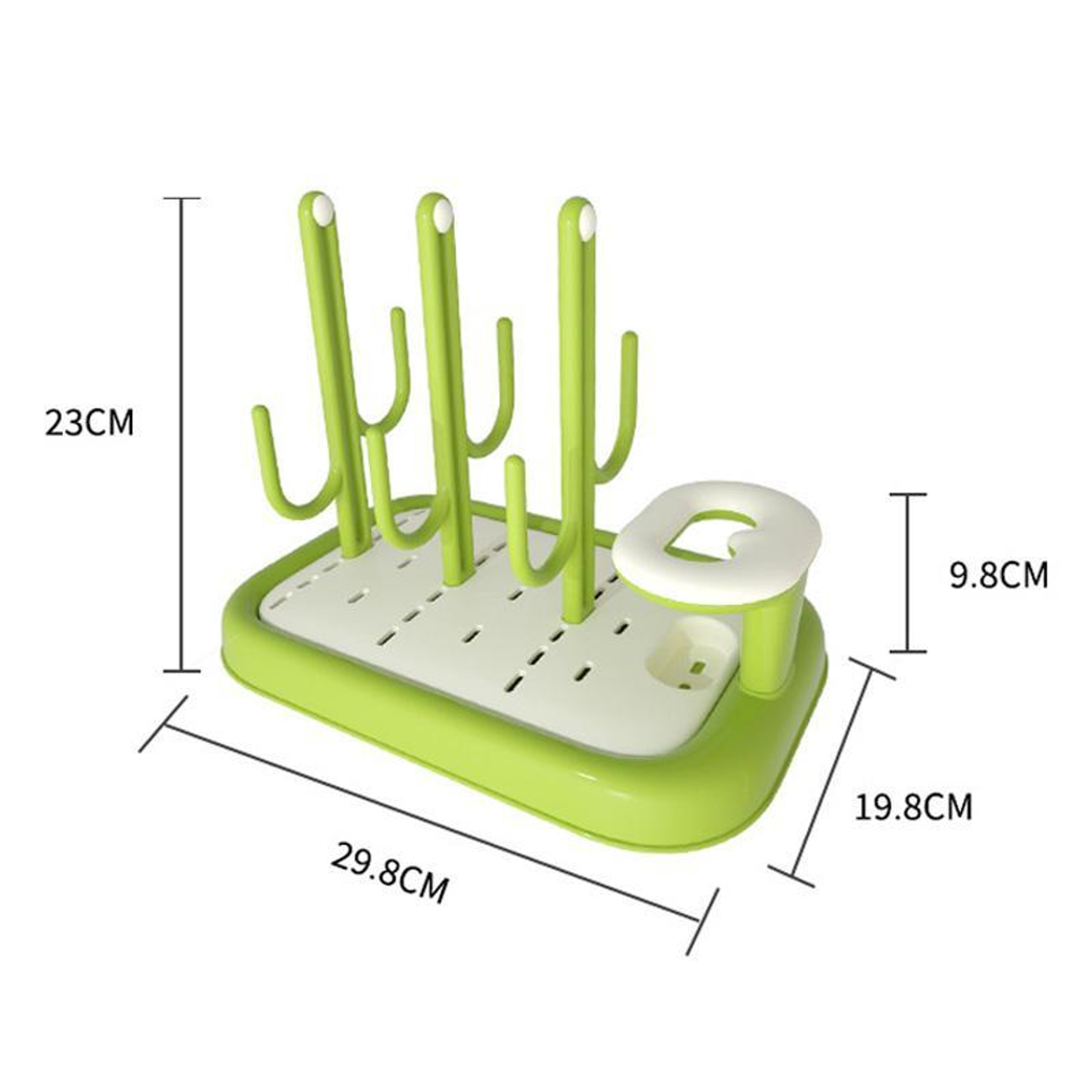 Baby Bottle Drying Rack With Brush Holder And Fast Drain Tray For Bottles  Nipples 1
