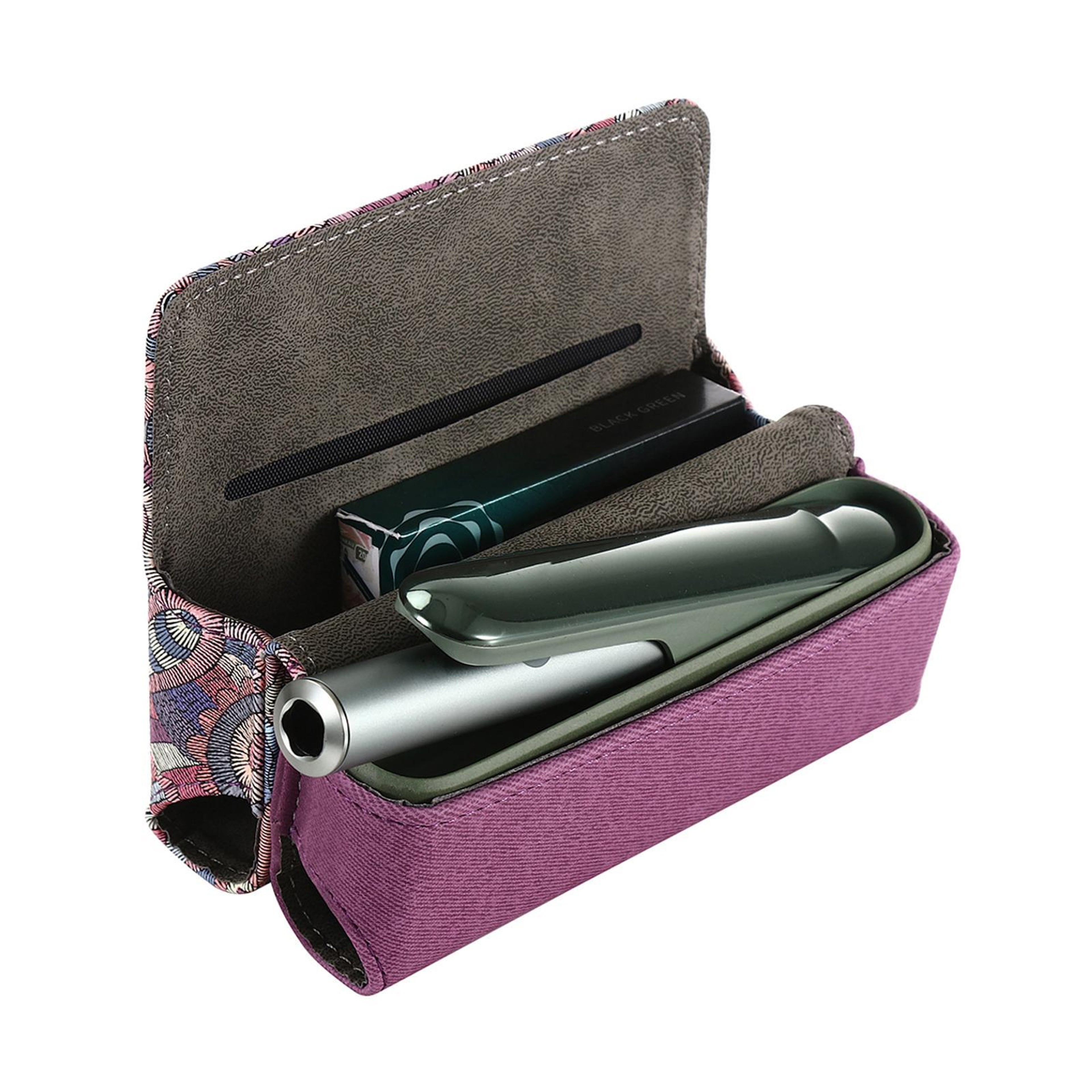 Magnetic Leather Carry Case With Charging Access 8