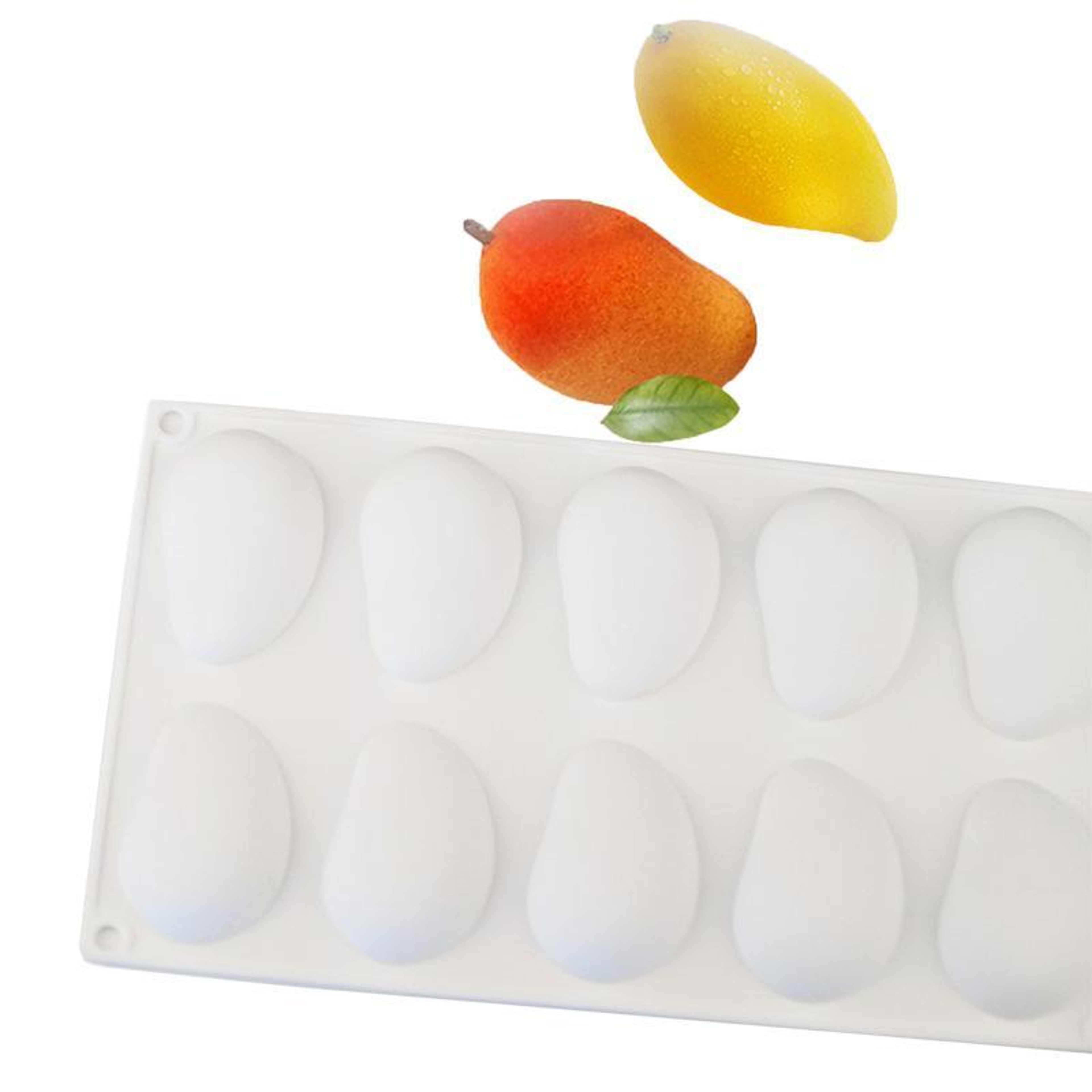 Mango Shape Silicone Cake Mold For Mousse Ice Cream Chocolate  Fondant Desserts 6