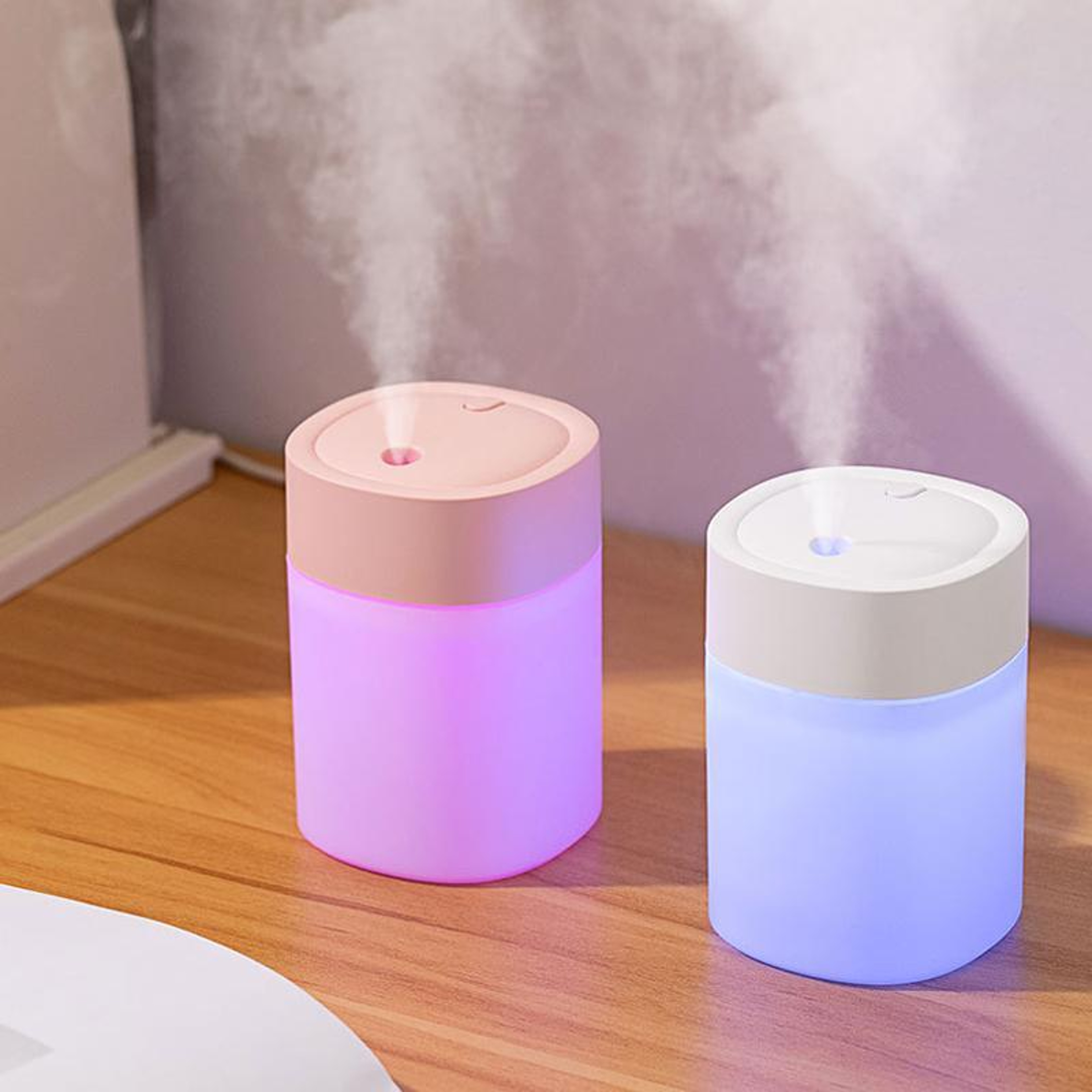 200ml USB Humidifier With Color Ambient Light Quiet Mist Air Diffuser For Home Car Office 0