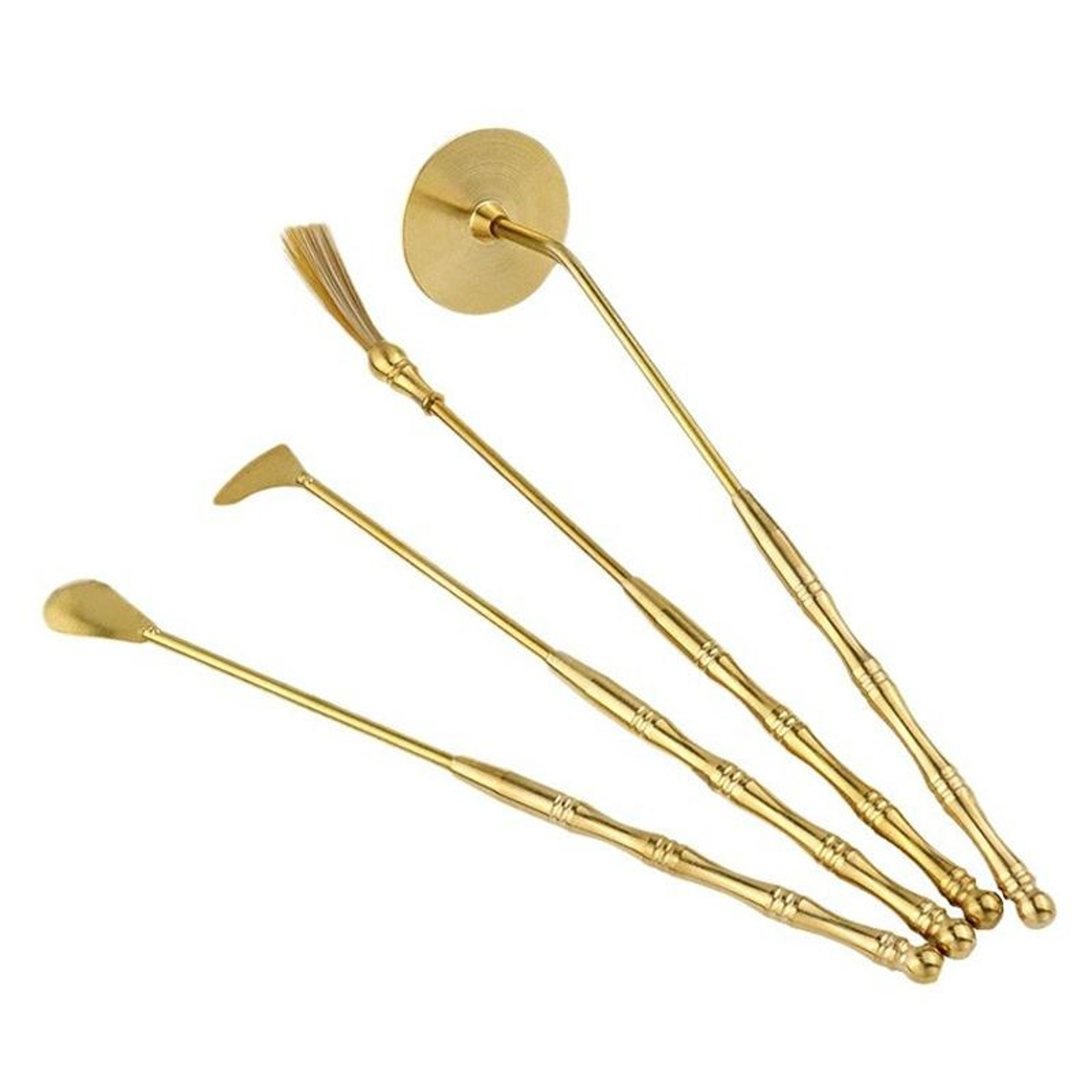Brass Incense Tool Set for Ash Pressing and Aromatherapy Rituals – view 3