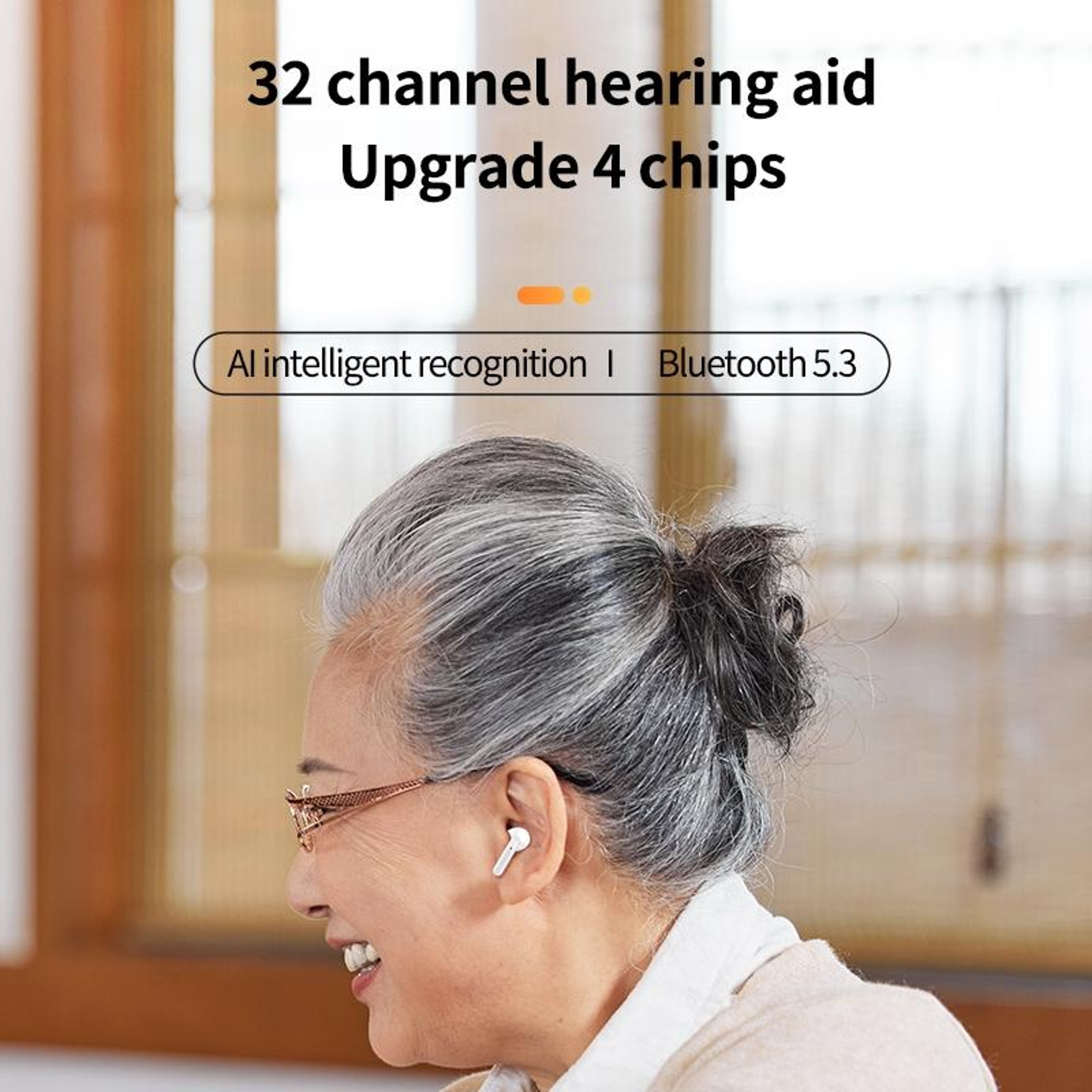 Bluetooth 5.3 AI Noise Cancelling Hearing Aid Earbuds – view 6