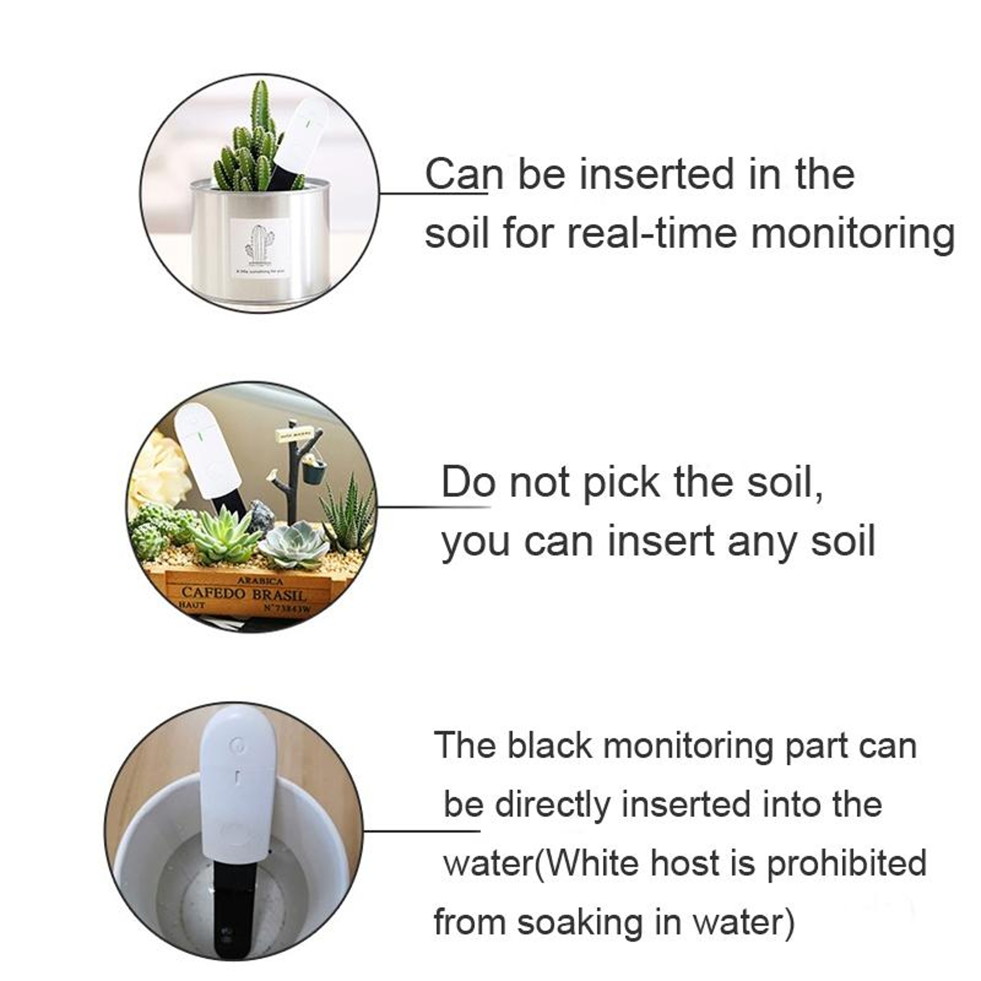 Smart Soil Moisture Meter for Plants & Gardens with Real-Time Water Monitoring – view 4