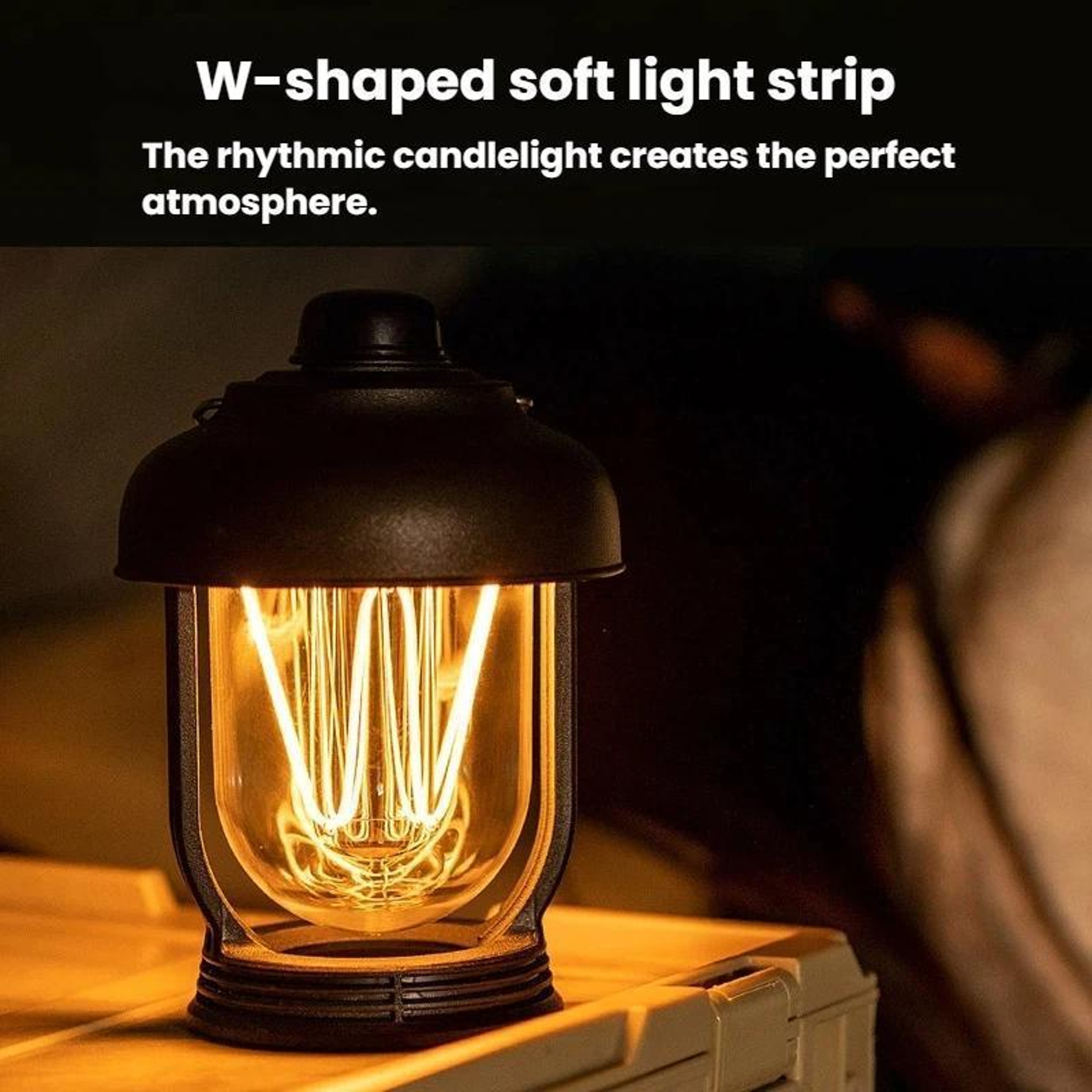 Portable Camping Lantern Waterproof LED Light With Dimmable Ambiance Modes 1