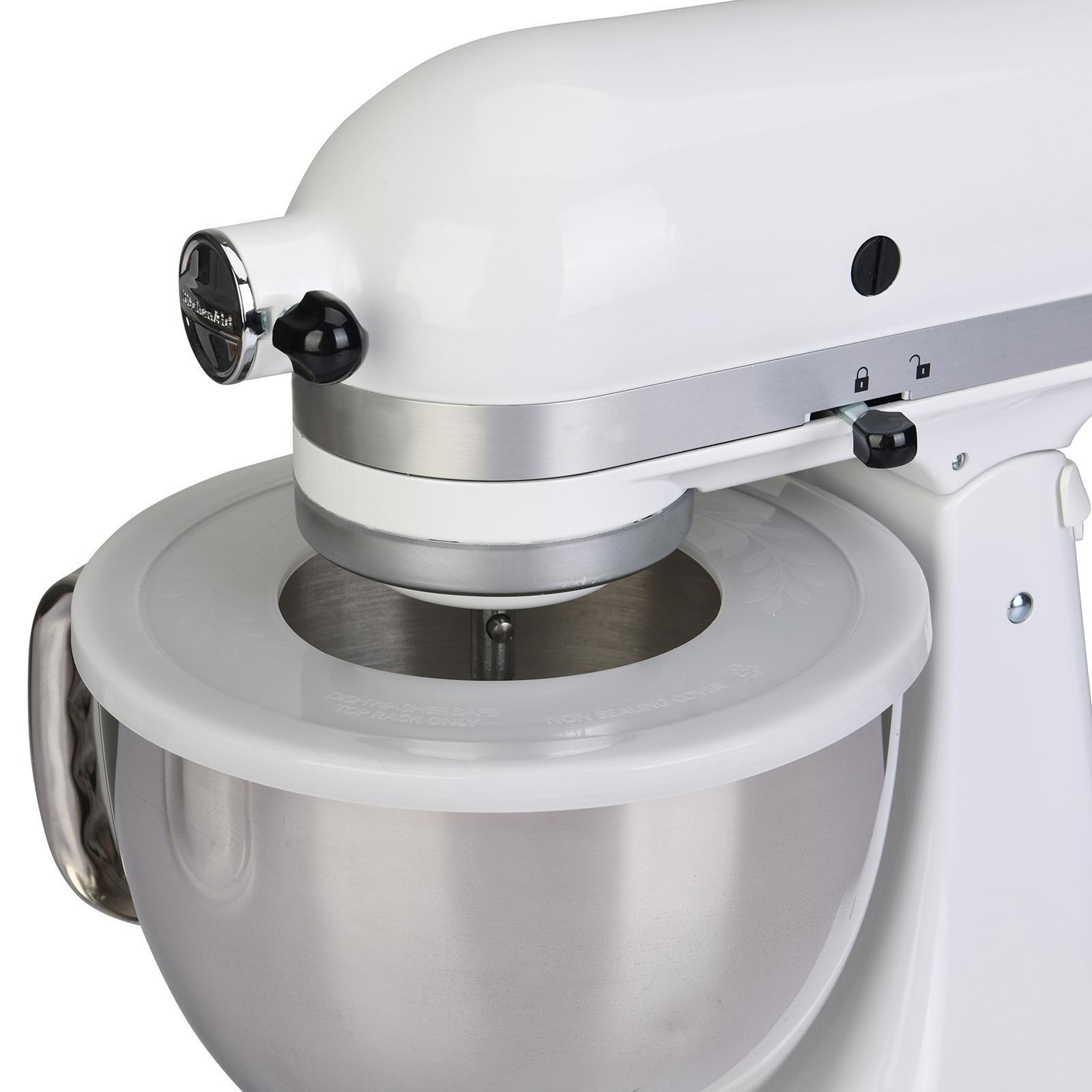 Kitchen 4.5-5 QT Mixer Splash Guard Cover with Pouring Chute and Mess-Free Shield – view 5