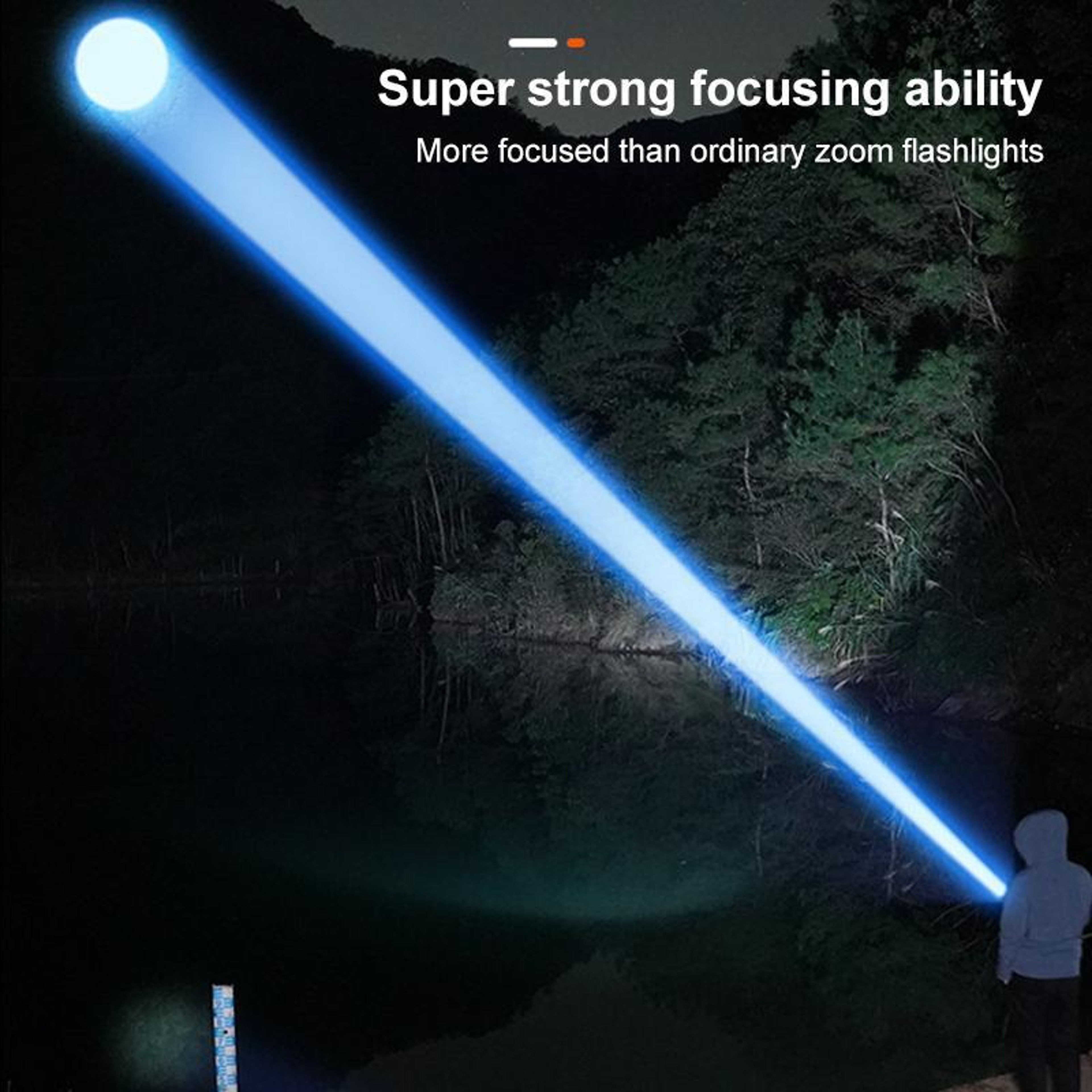 Rechargeable LED Camping Flashlight Lantern With Power Bank  Emergency Light 9