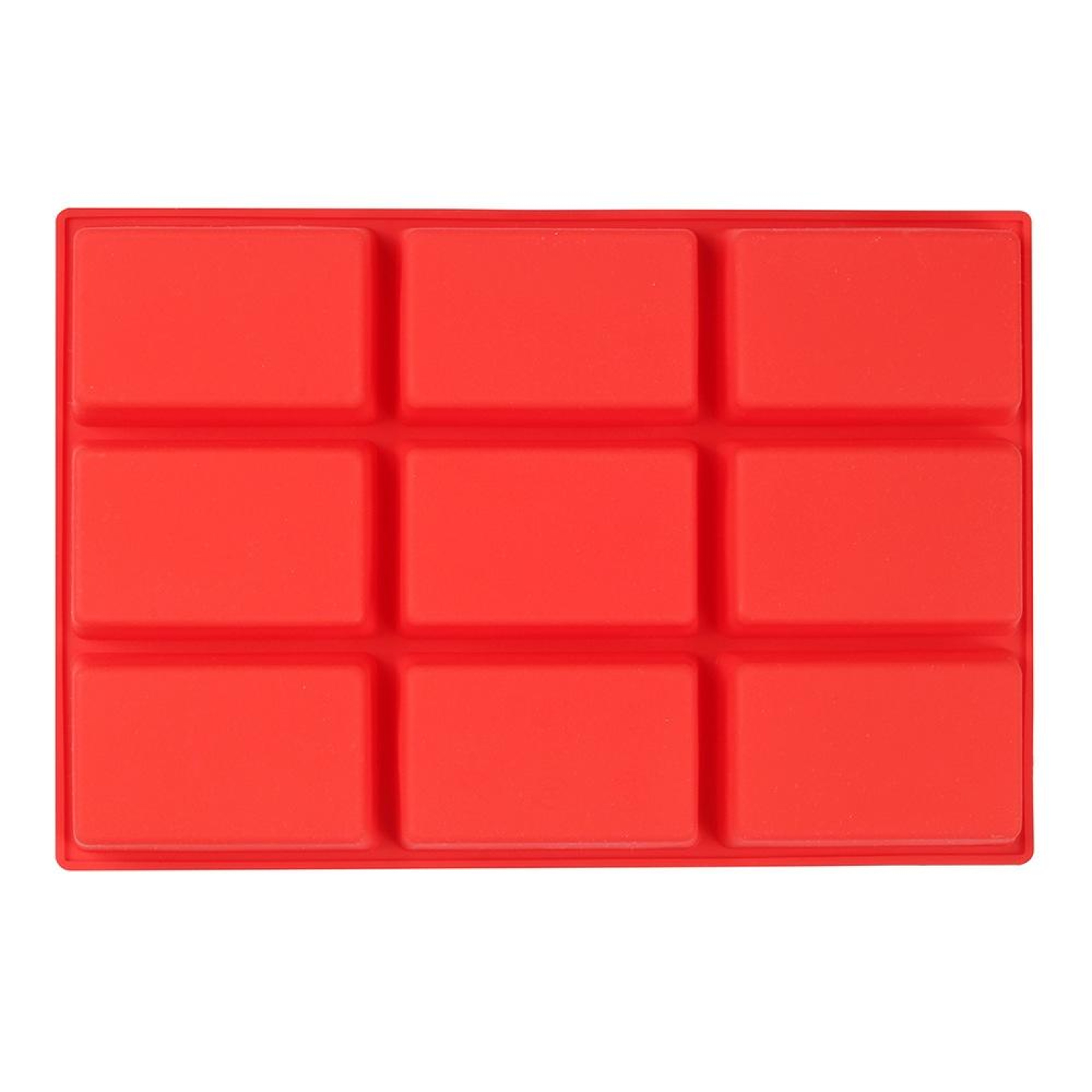 9 Grid Silicone Soap and Cake Mold for Chocolates Candies Ice Cubes and DIY Baking – view 1