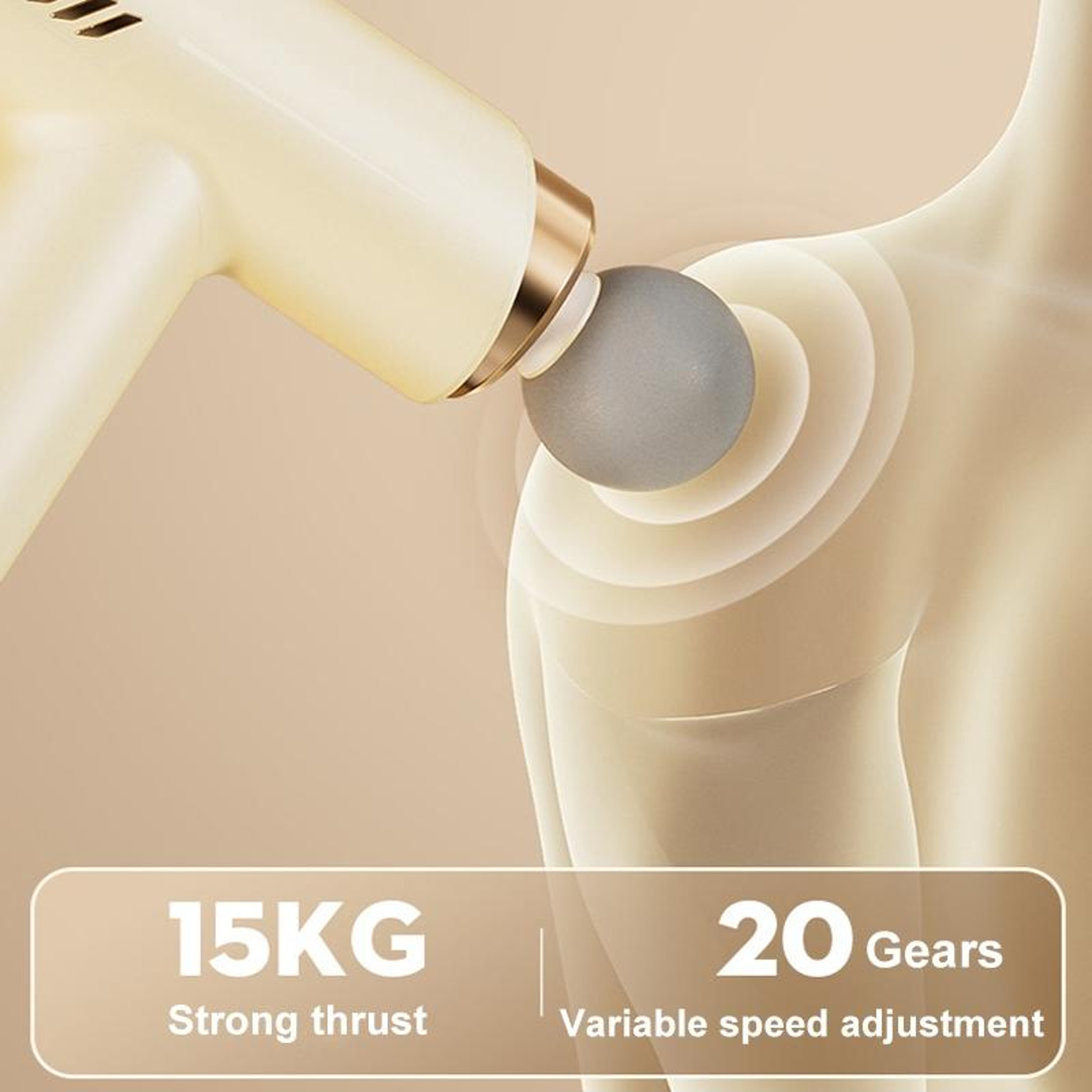 Deep Relief Massage Gun With LCD Display  20Speed Percussion Therapy 4