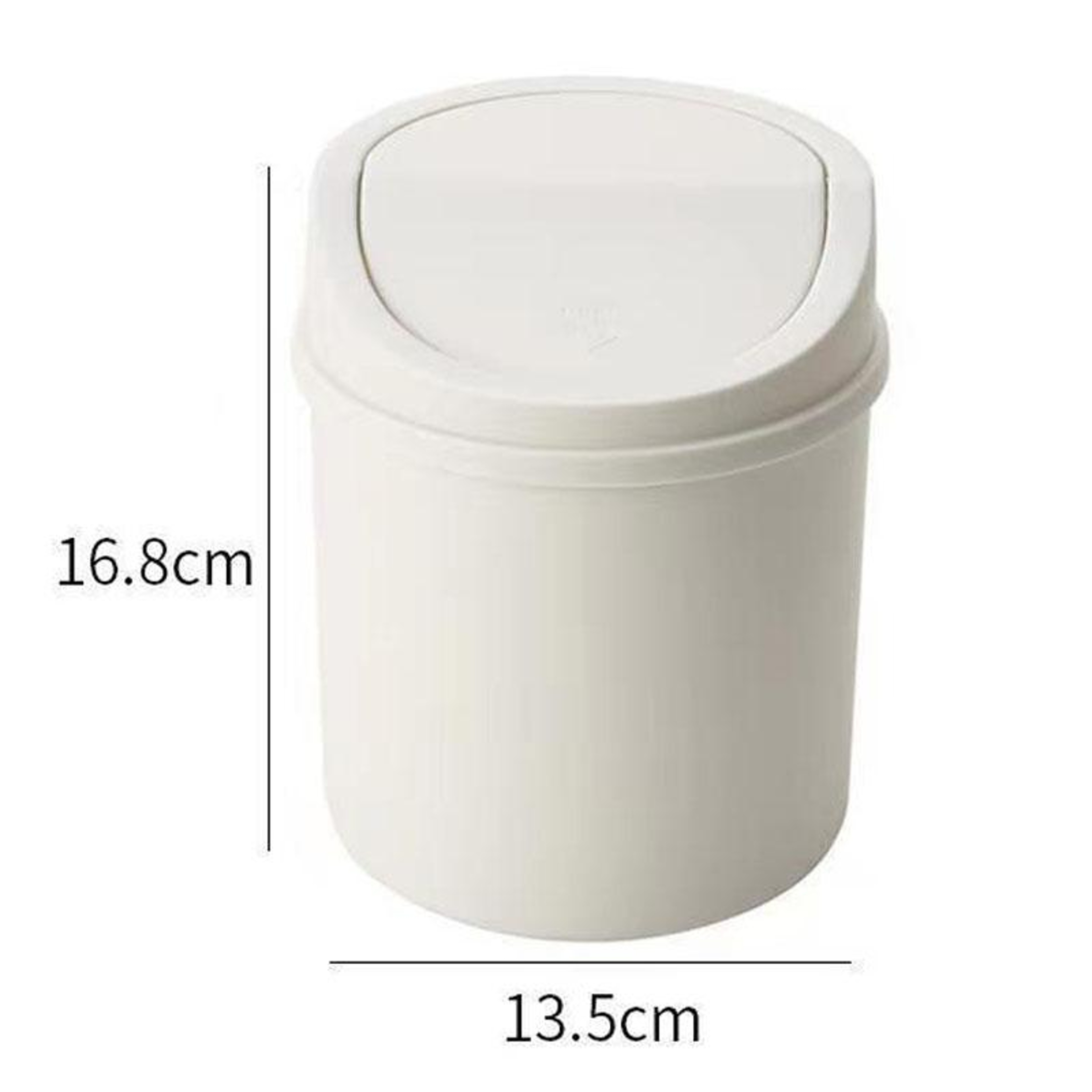 Cute Mini Desktop Trash Can With Flip Lid For Dorm Room Office Desk  Vanity Storage 3