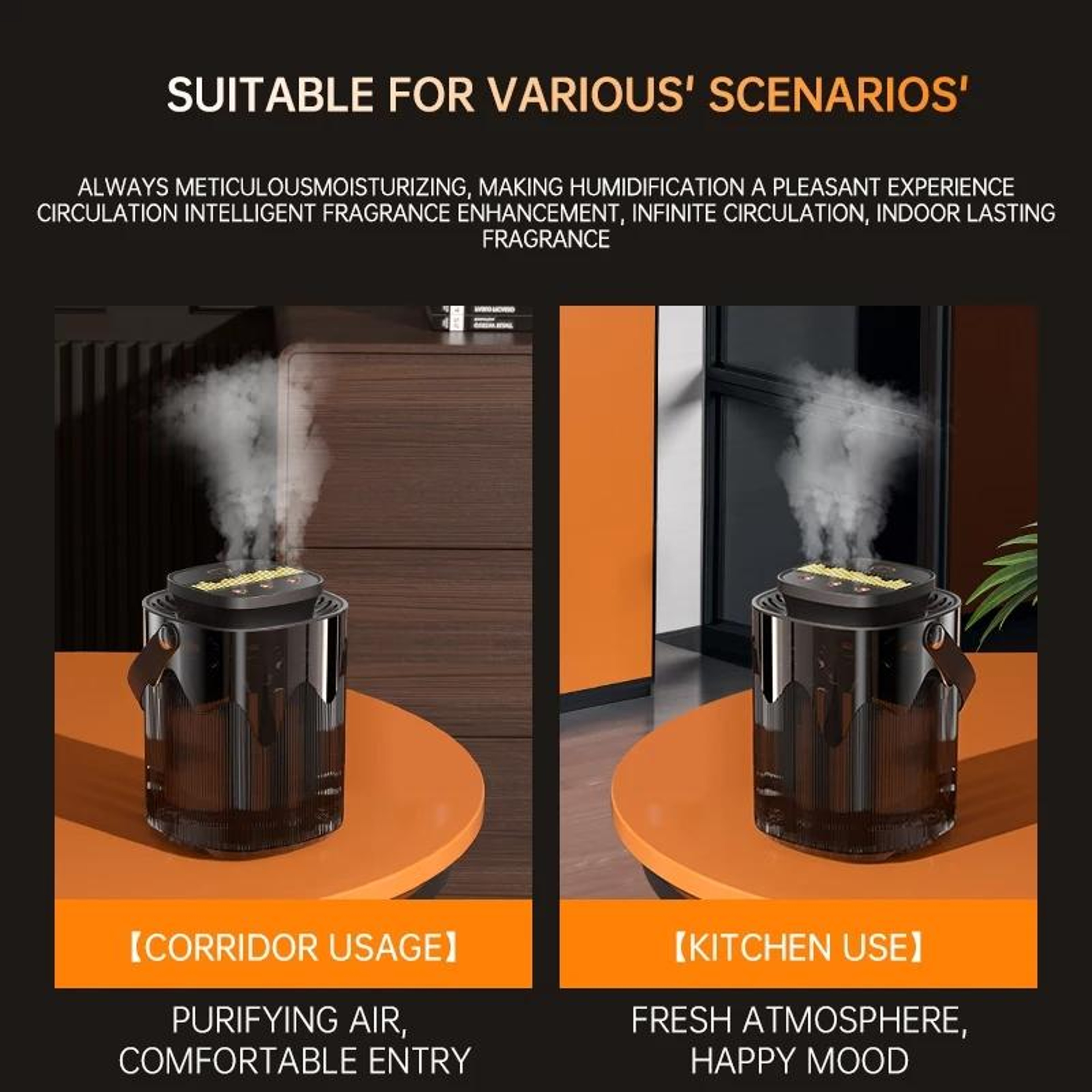 3L Smart Spray Humidifier With Night Light Ultrasonic Home Comfort 2