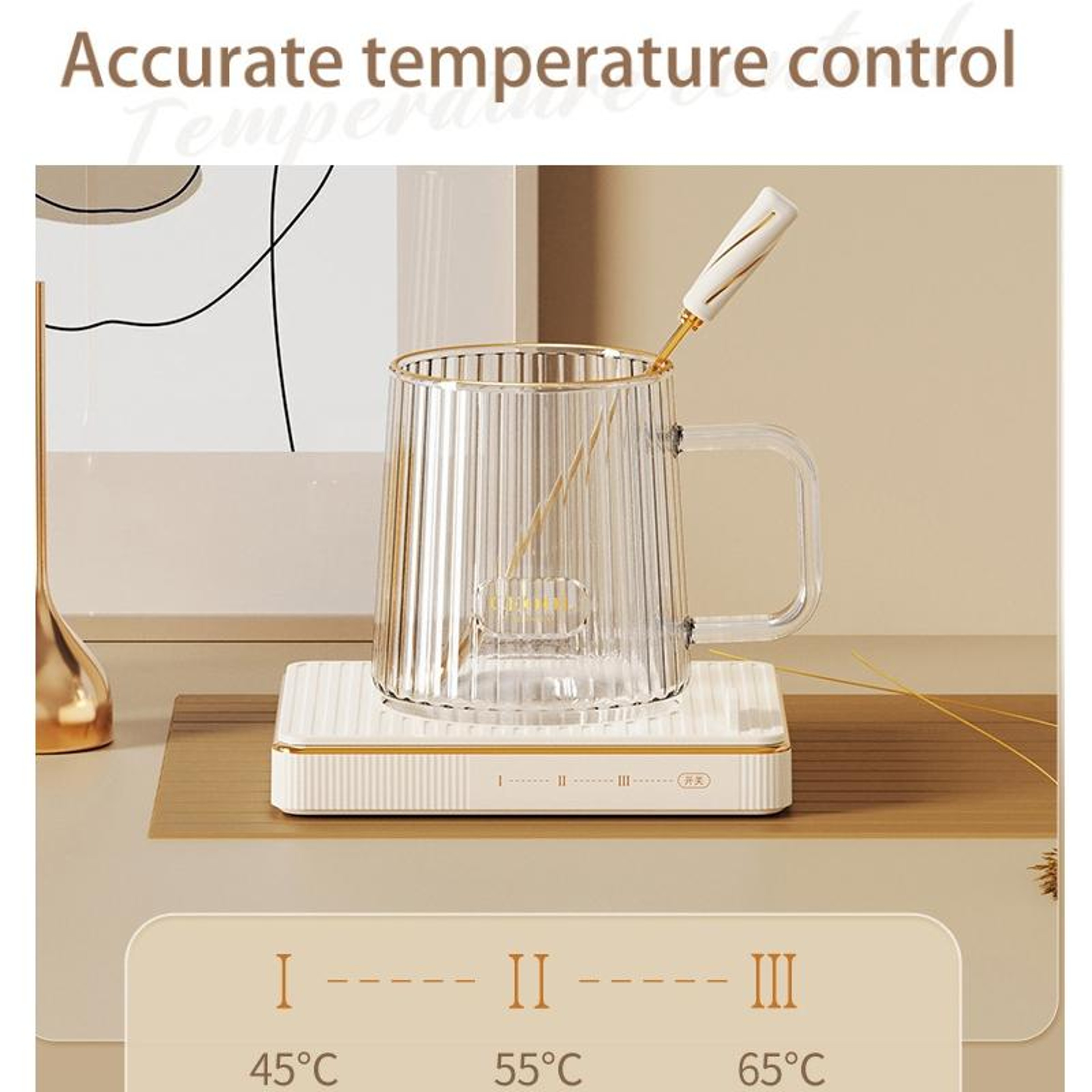 Electric Cup Warmer  Thermostatic Cup Heater Coaster 3