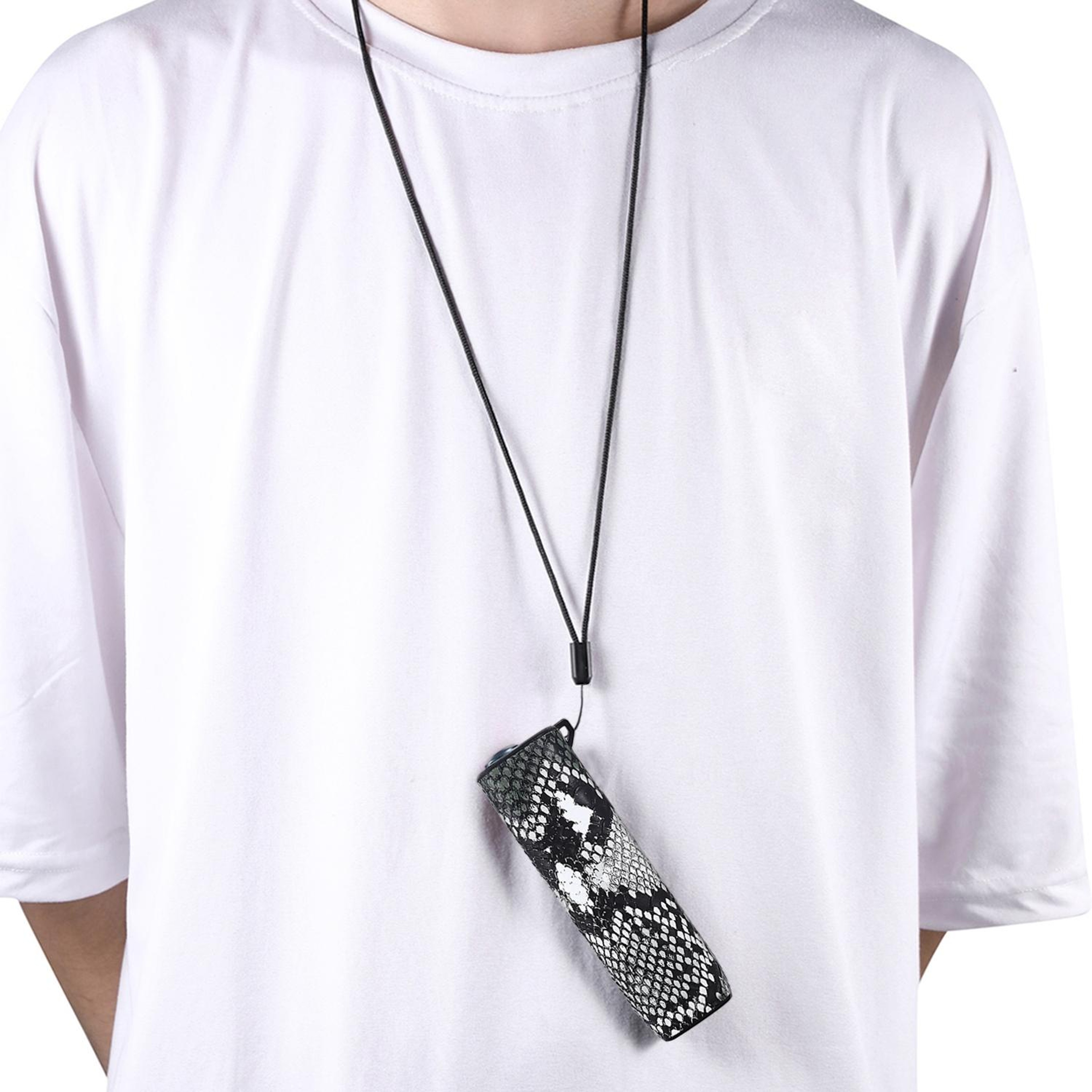 Snake Pattern TPU PU Electronic Cigarette Case With Lanyard Stylish  Protective 0