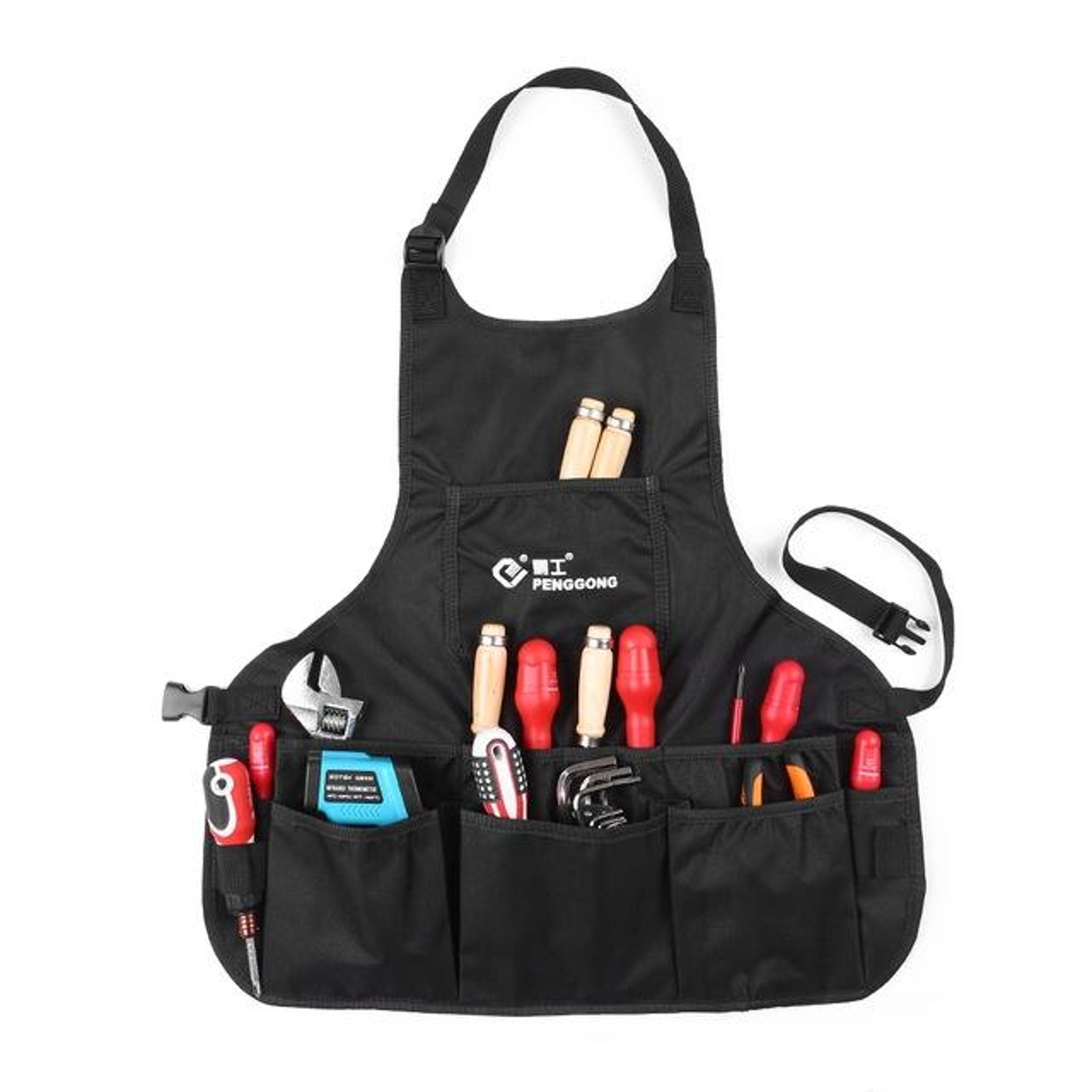 Heavy-Duty Multi Pocket Tool Apron for Garden & Workshop – view 13