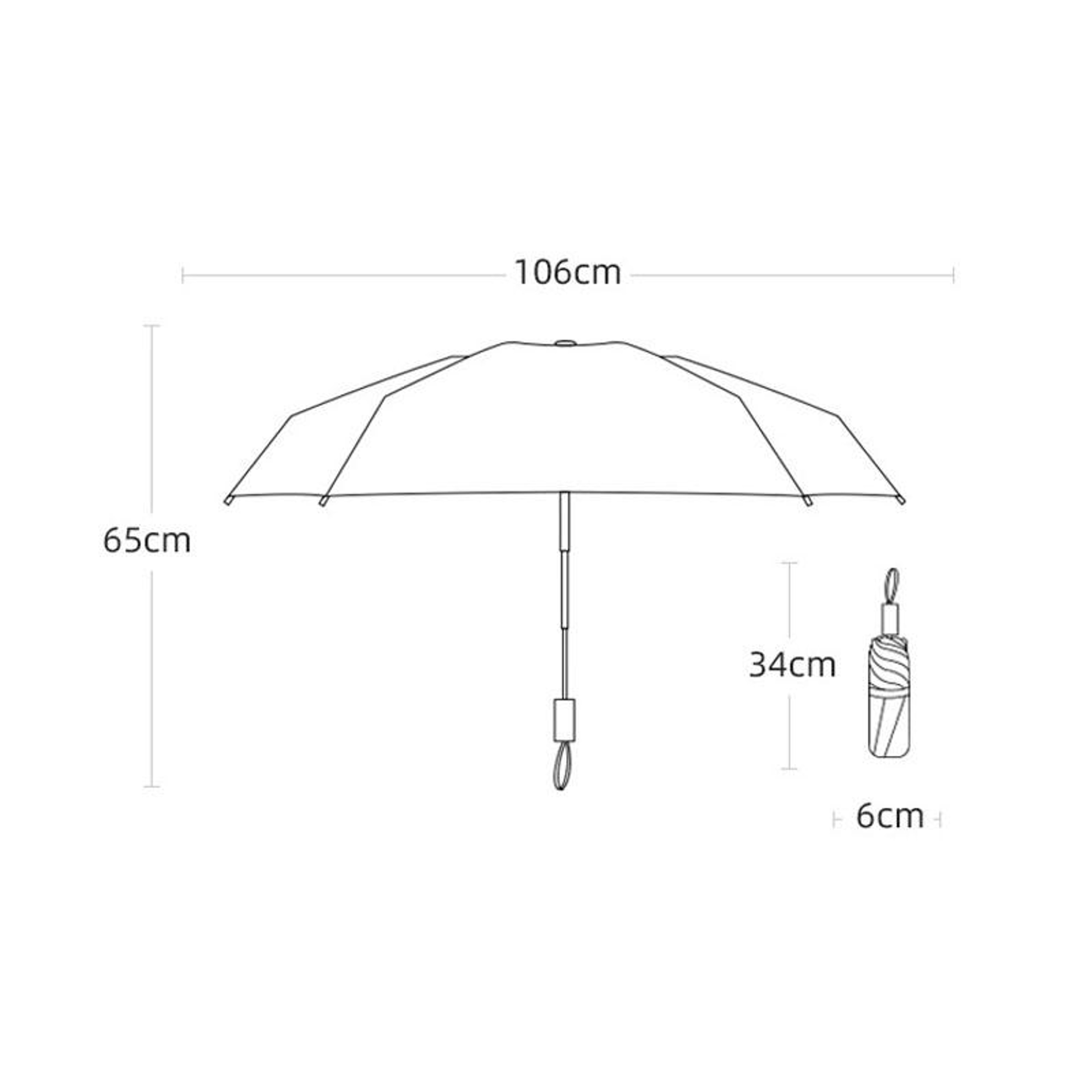 Ultra Durable 20 Rib Reverse Automatic Folding Sun Umbrella Rain  Sun Protection 1