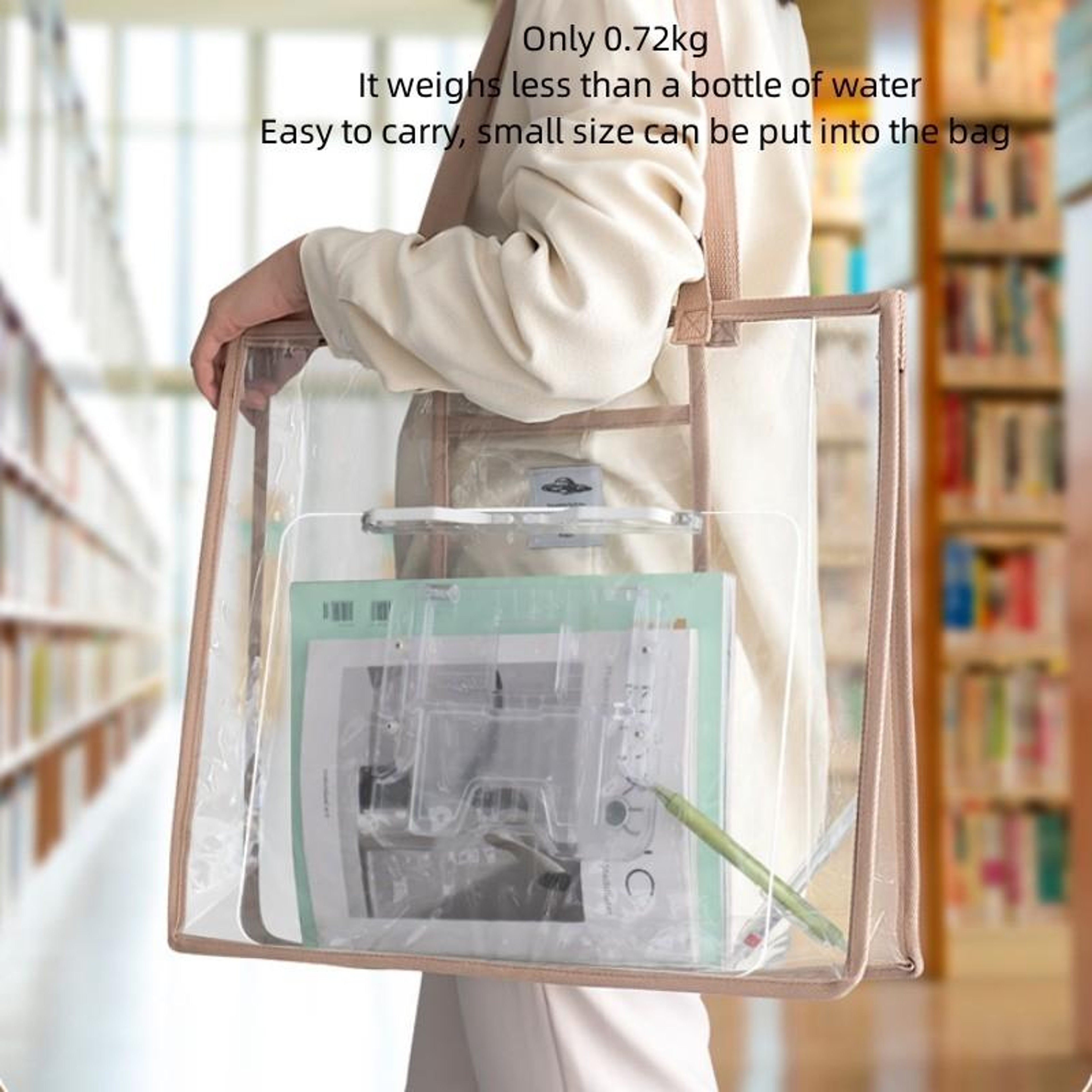 Adjustable Acrylic Book Stand For IPad Tablets  Reading Desk Display 4