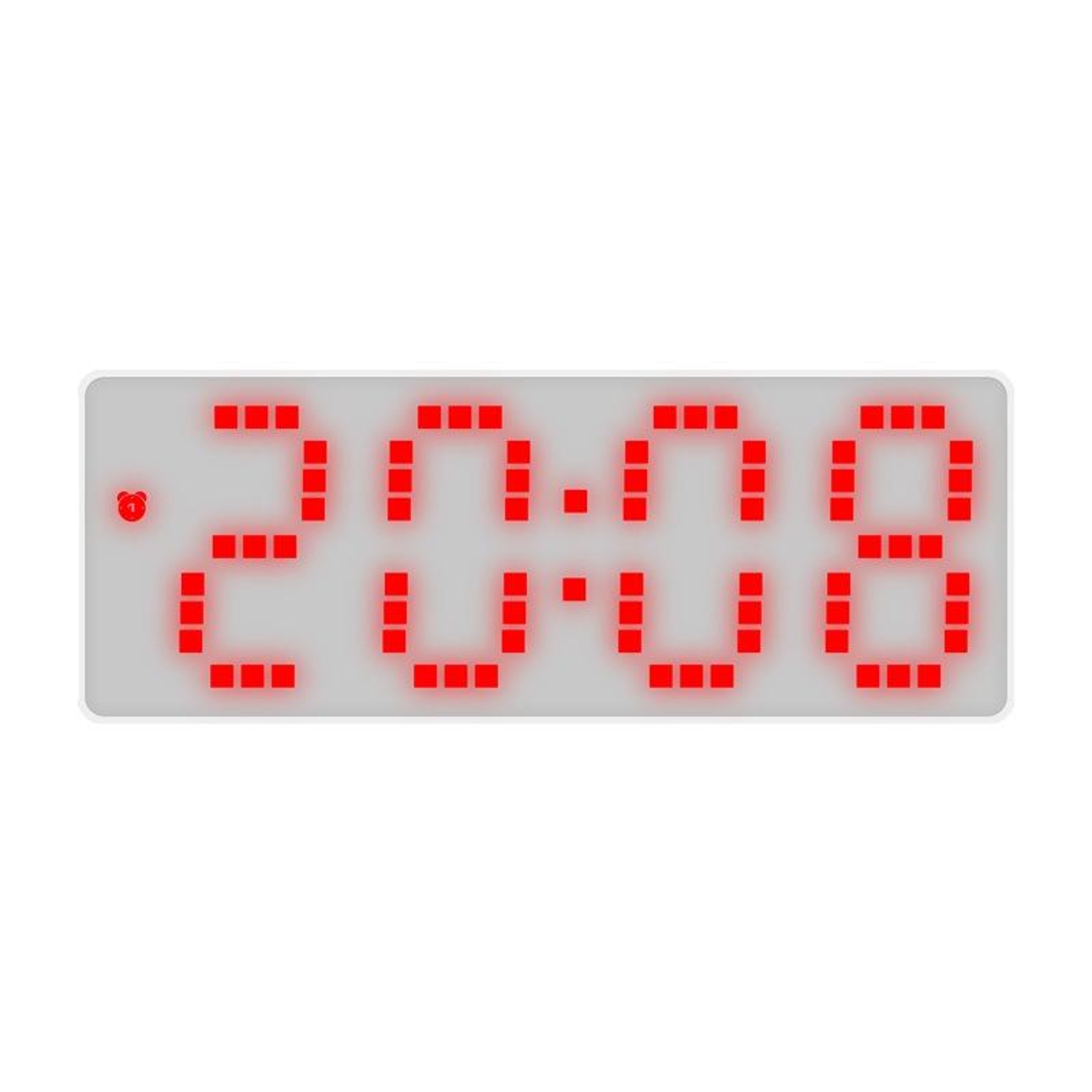 Smart LED Digital Alarm Clock With Voice Control Temperature Display  Adjustable Brightness 10