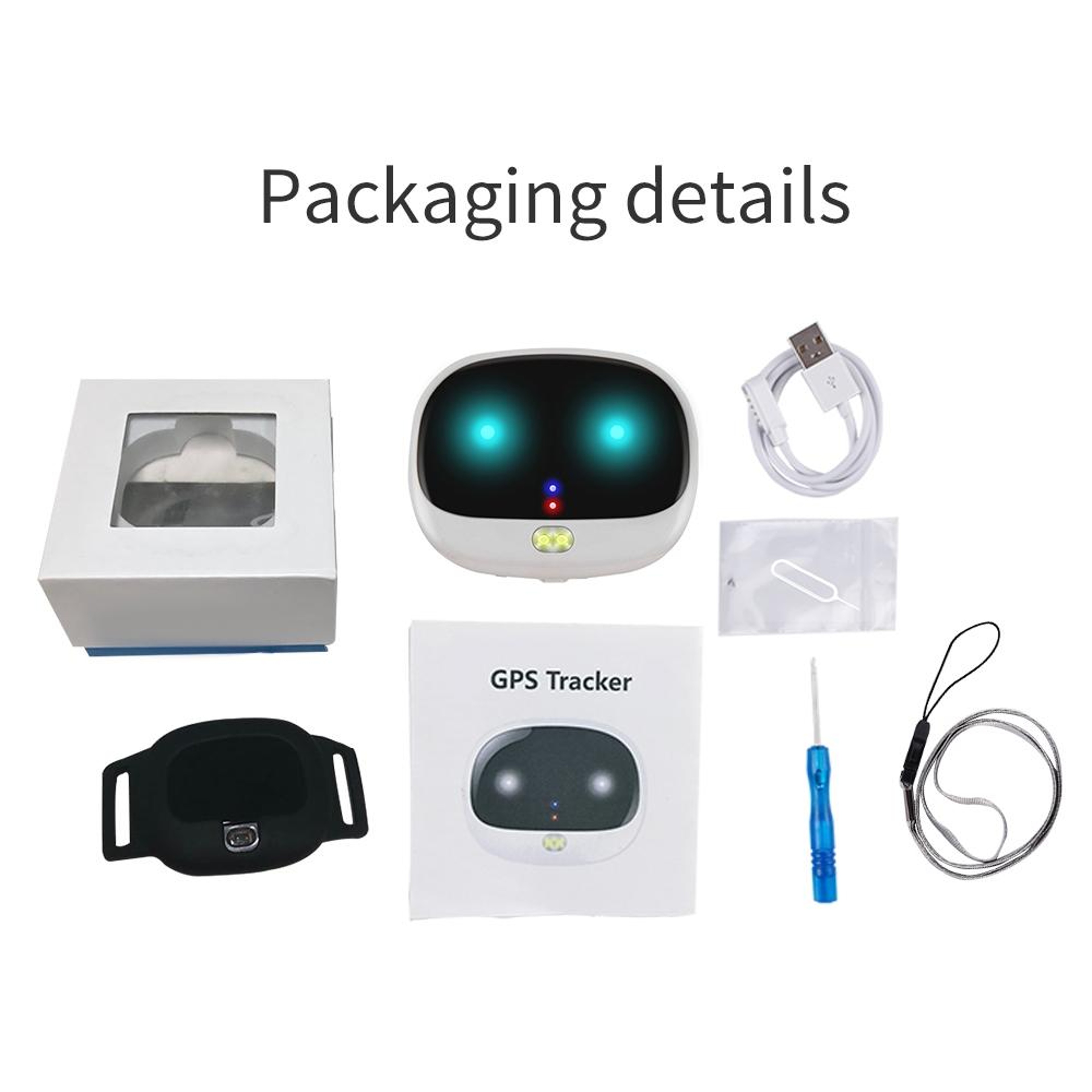 GPS Pet Tracker With LED Light RealTime Tracking  Smart Geo Fence 5