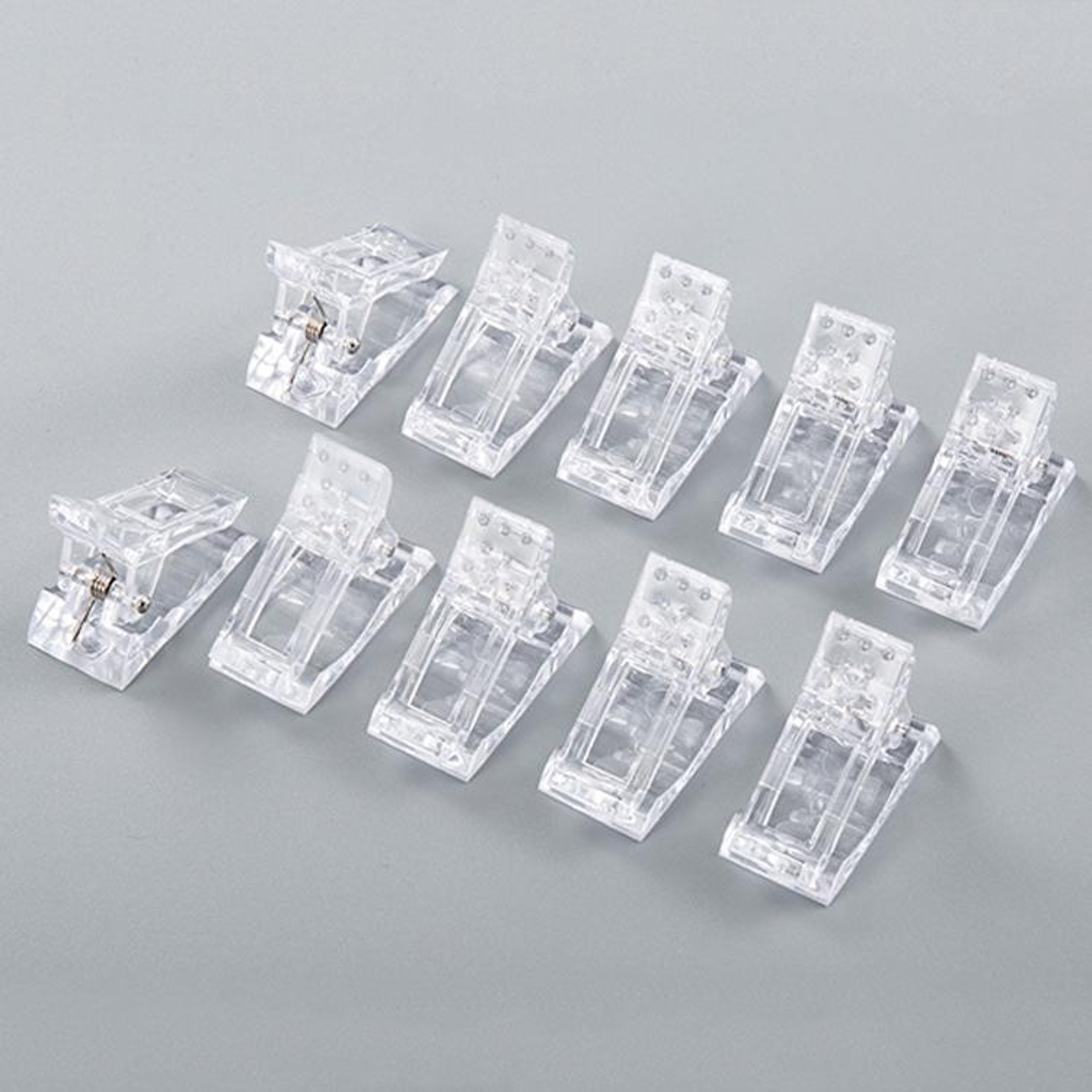 15PCS Nail Extension Clips For Poly Gel  Acrylic Nail Mold Fixing 4