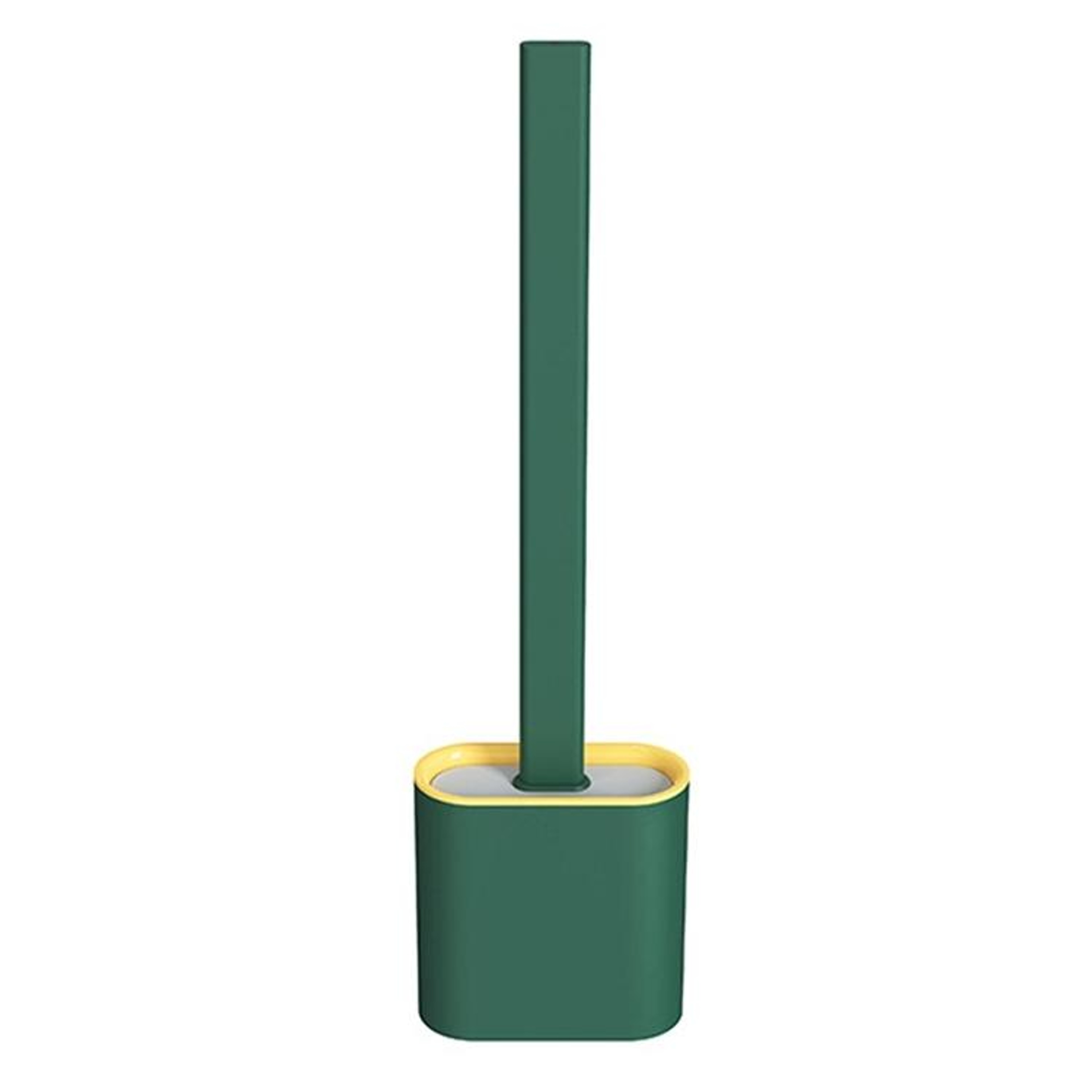 Silicone Toilet Gap Cleaning Brush With Long Handle  Ventilated Holder 7