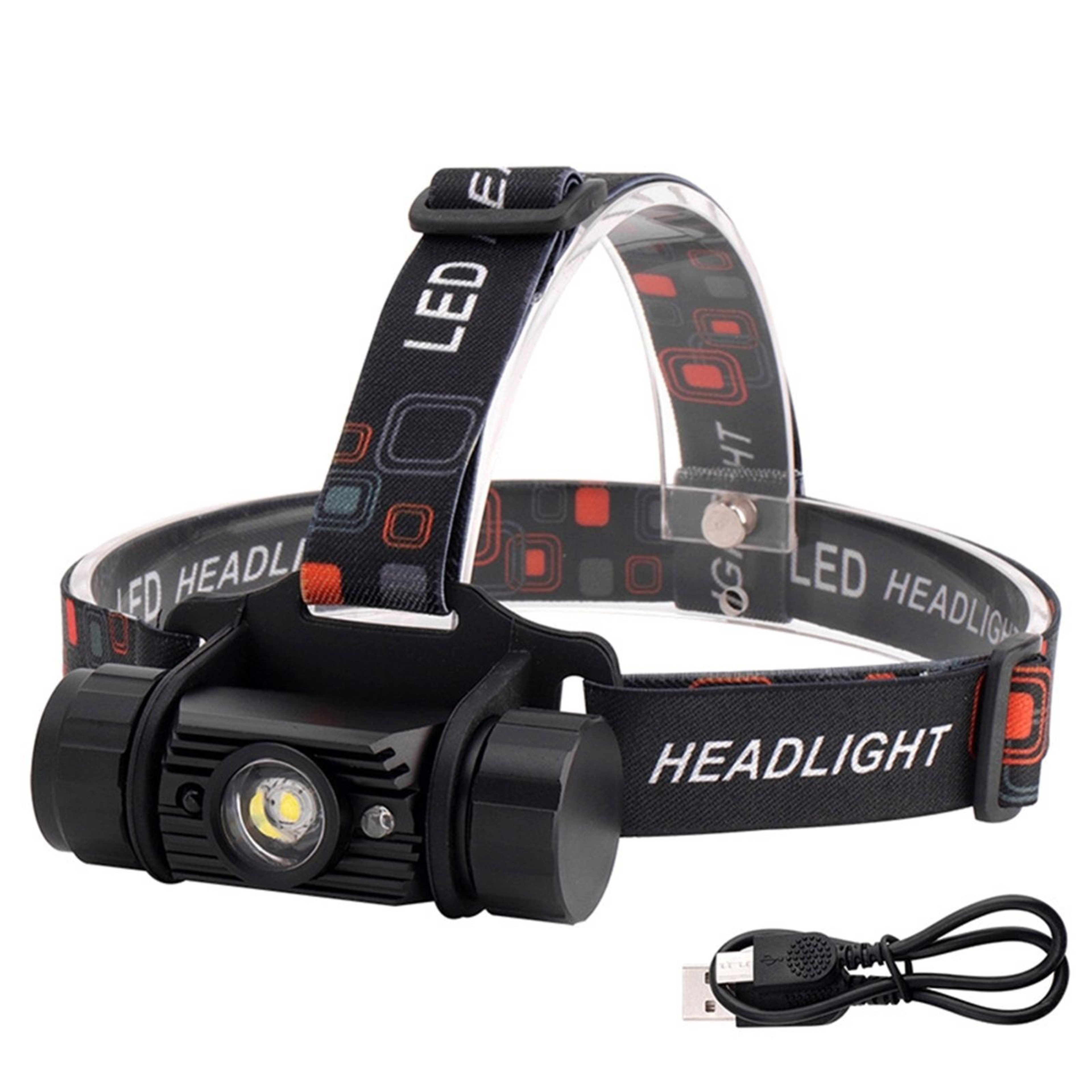 Motion Sensor LED Headlamp Rechargeable Waterproof Fishing  Camping Flashlight 0