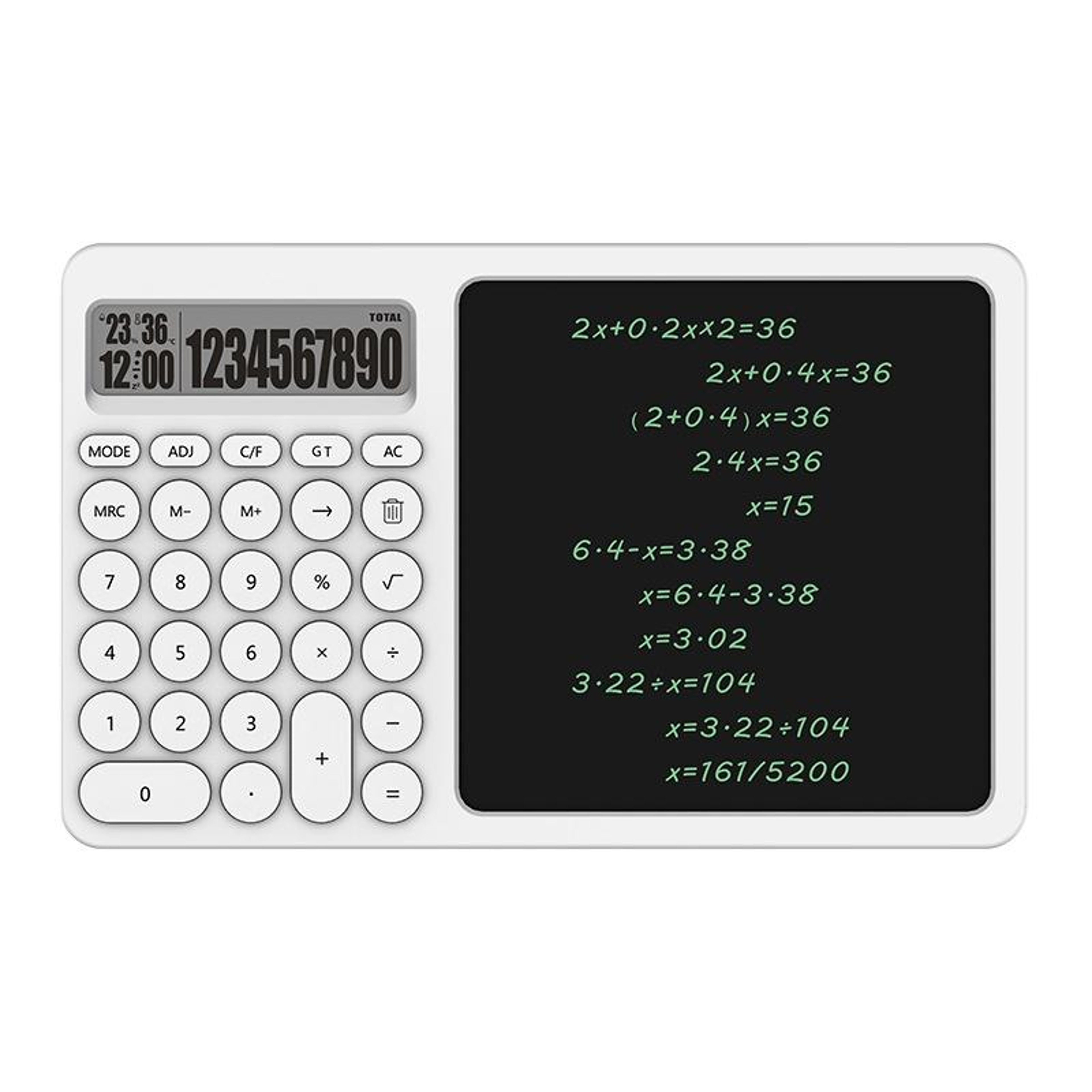 Smart LCD Writing Tablet Calculator With Stand Portable Memo Pad For Office  Study 5