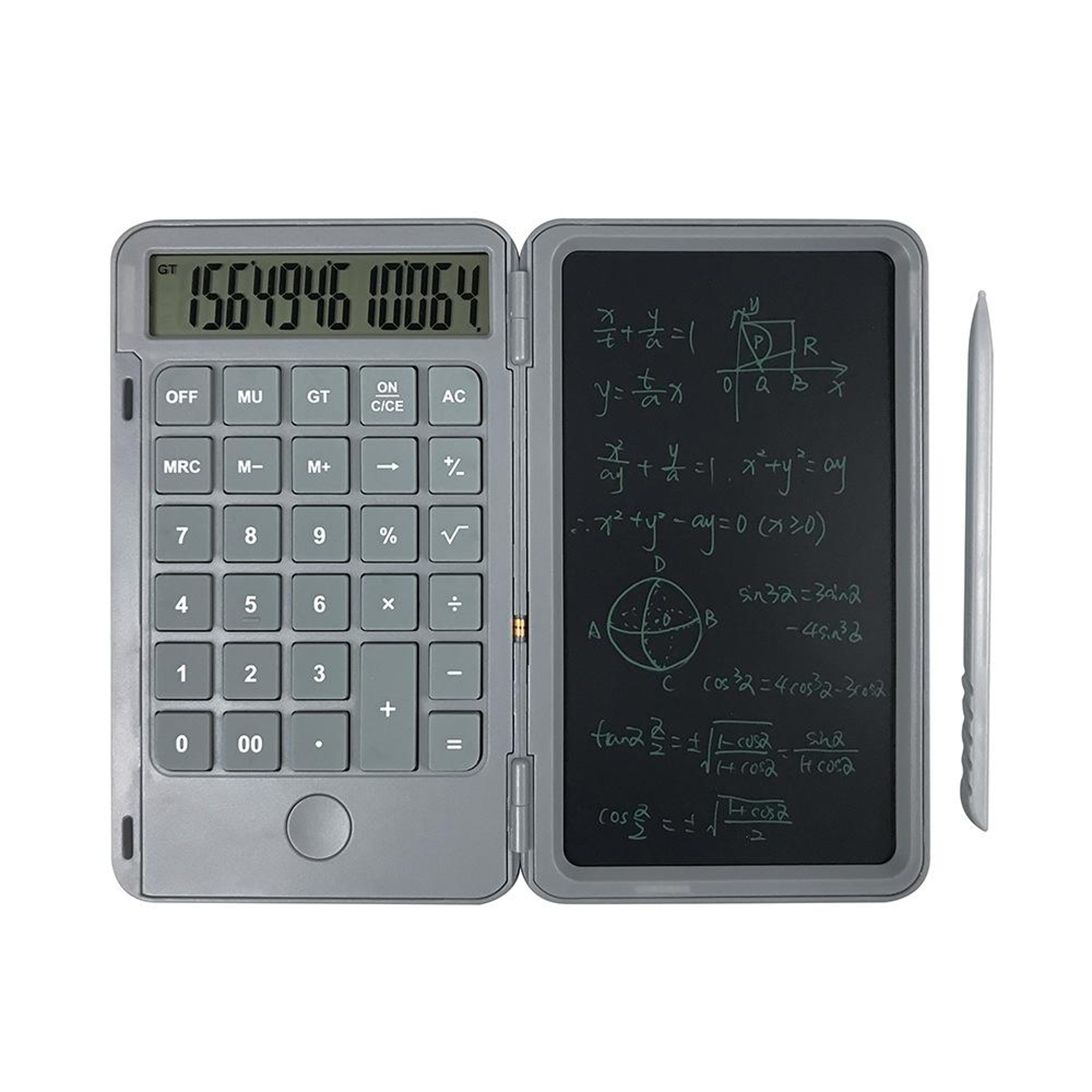 Smart LCD Writing Tablet Calculator With Stand Portable Memo Pad For Office  Study 6