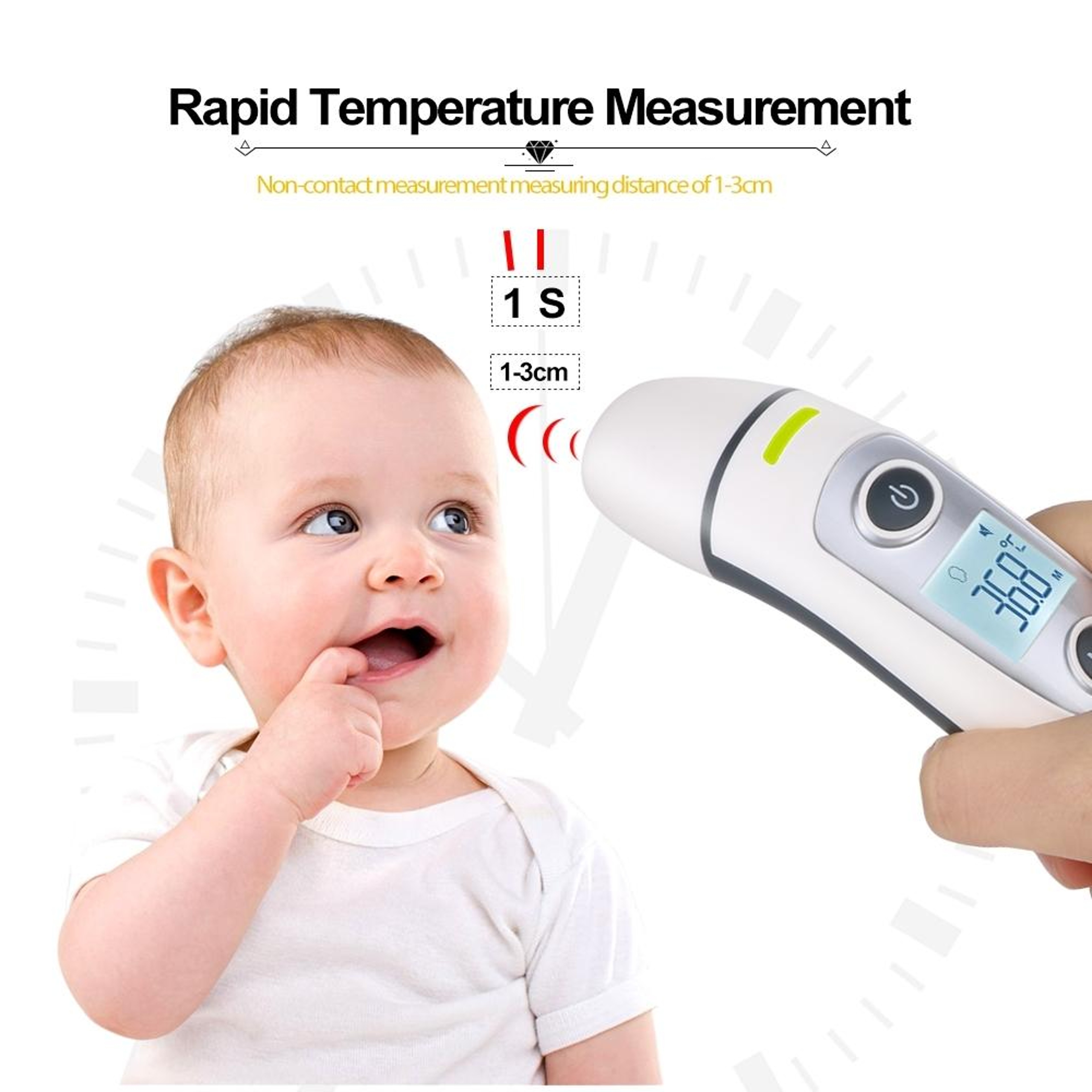 Smart Infrared Ear & Forehead Thermometer for Babies and Families – view 4