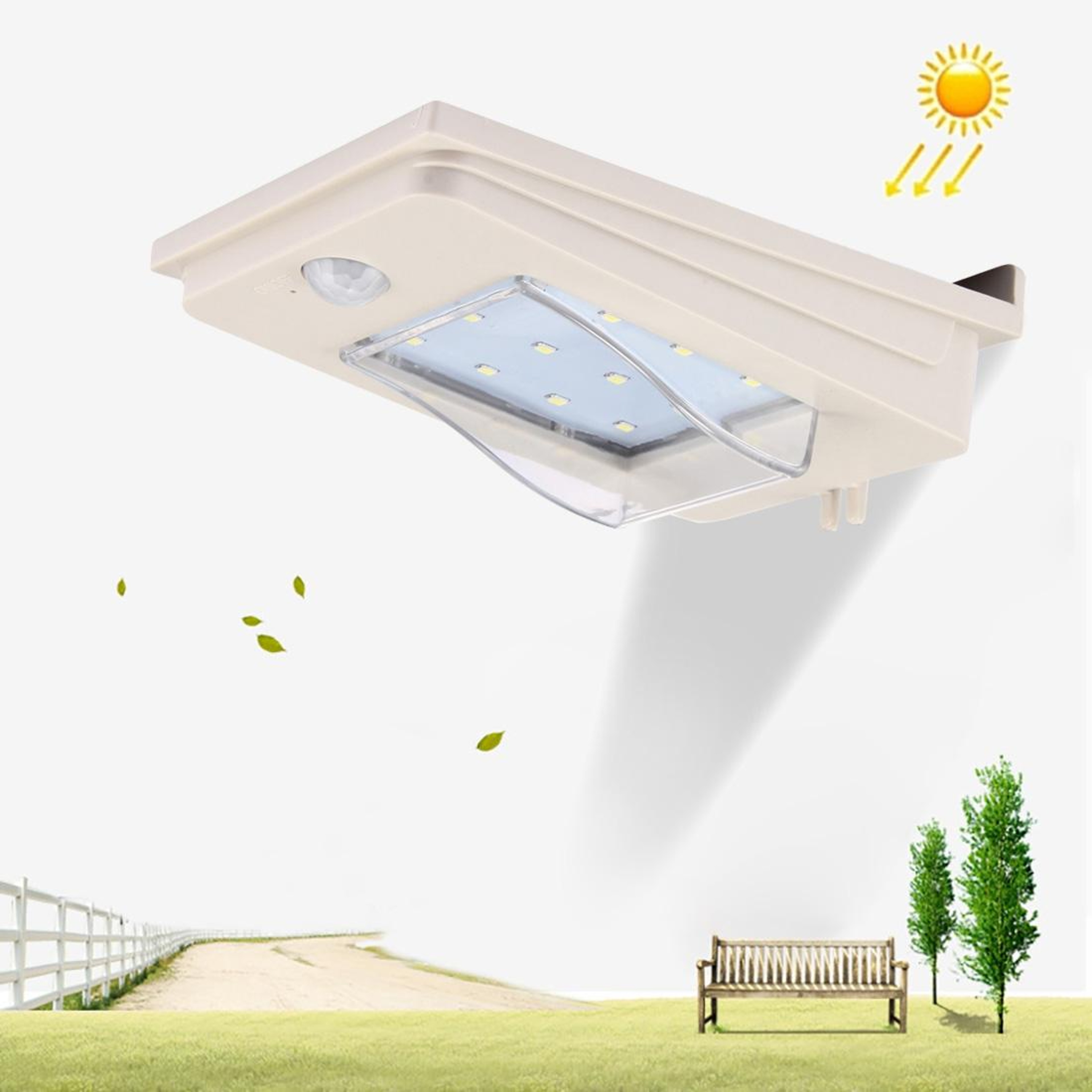Solar Motion Sensor Wall Light Waterproof Outdoor LED Security Lamp – view 17