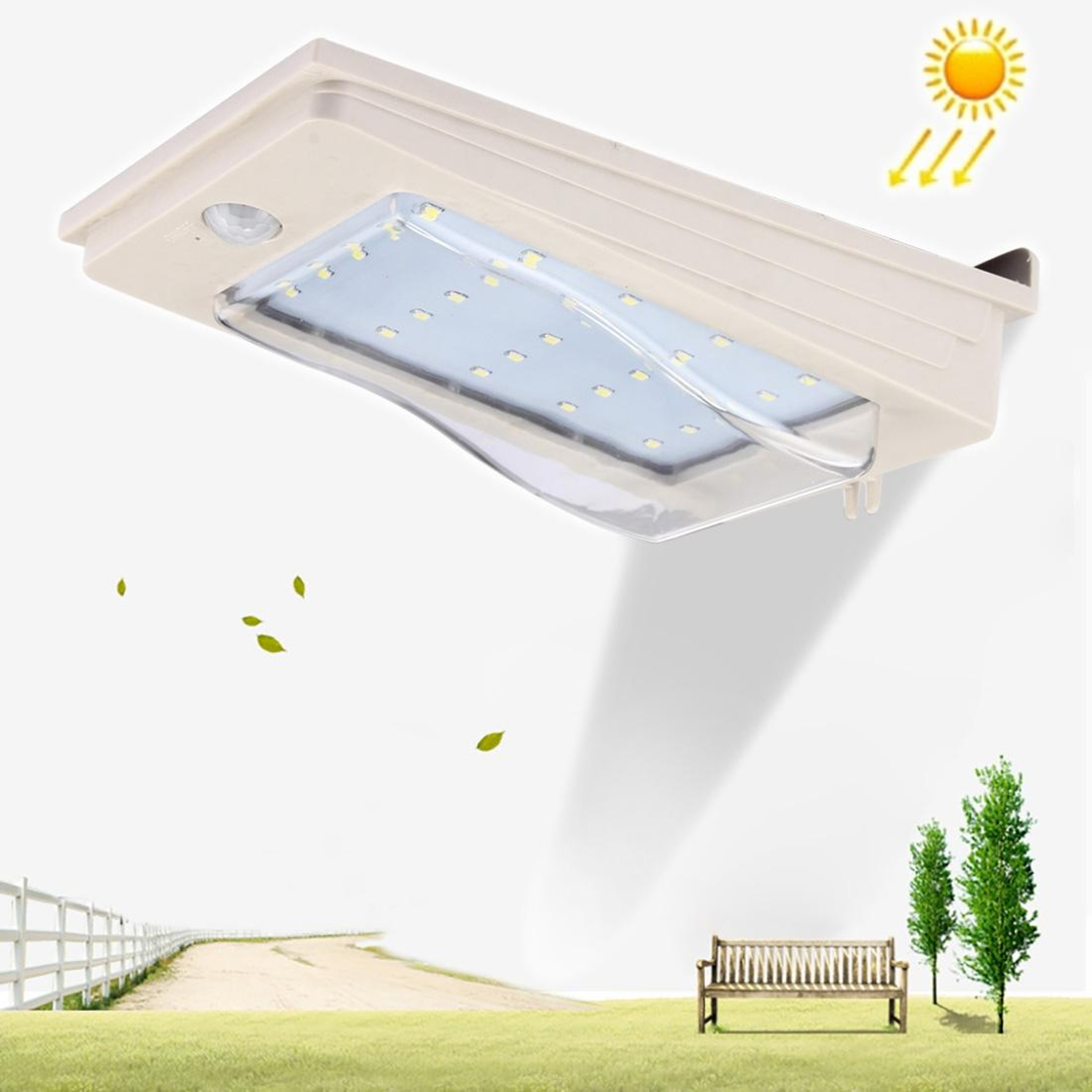 Solar Motion Sensor Wall Light Waterproof Outdoor LED Security Lamp – view 19