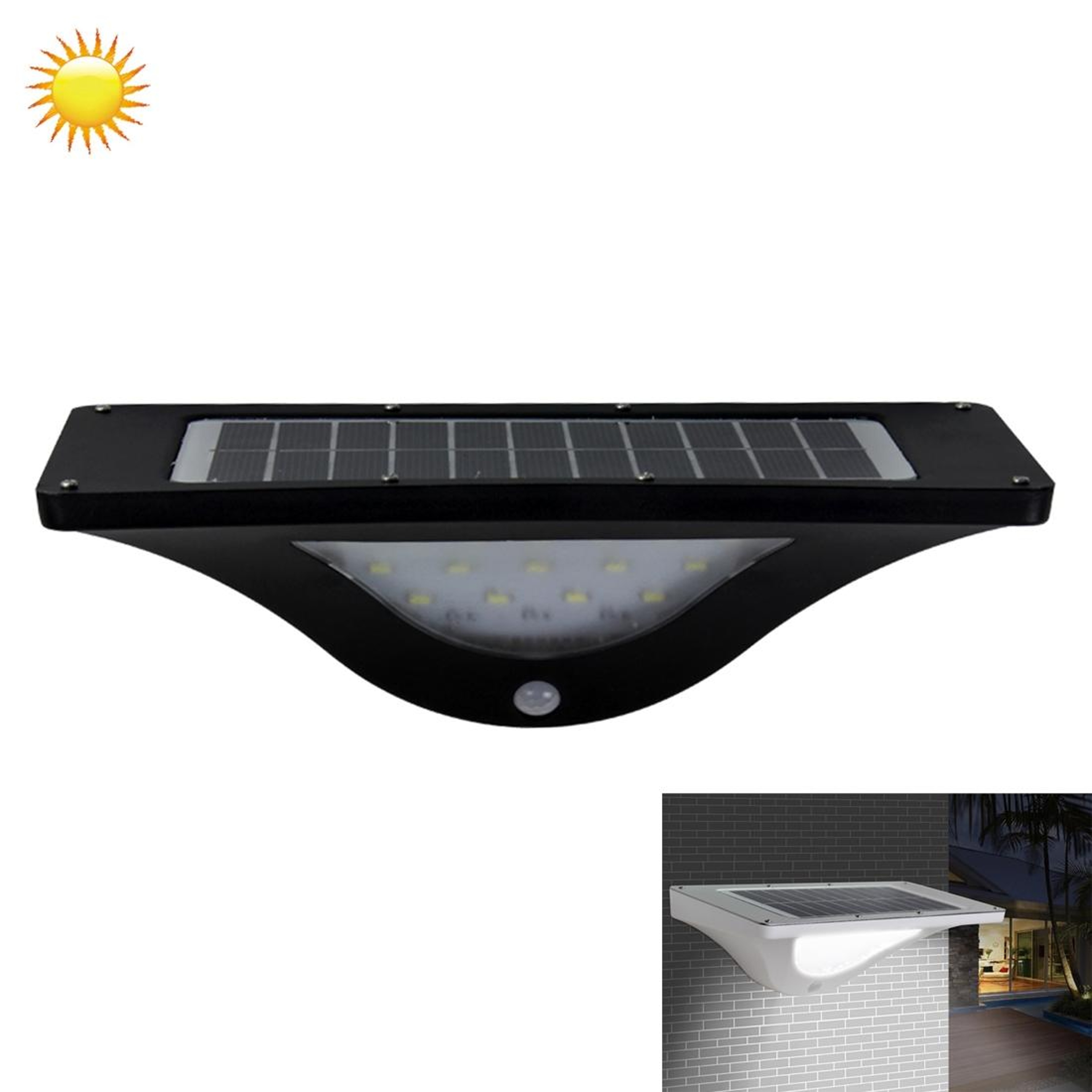 Solar Motion Sensor Wall Light Waterproof Outdoor LED Security Lamp – view 18