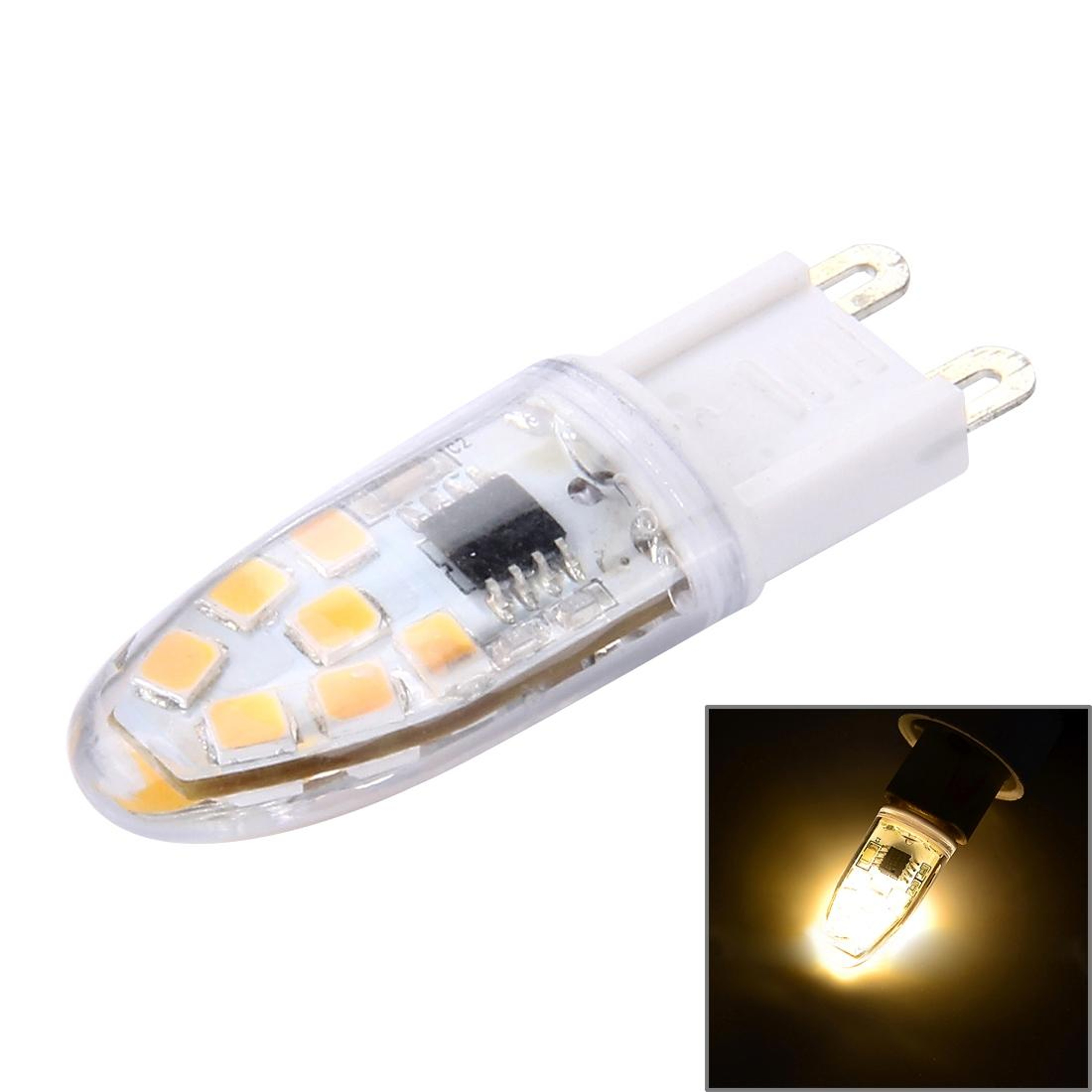 G9 LED Corn Light Bulb 25W 200LM Energy Saving Warm White Lamp 6