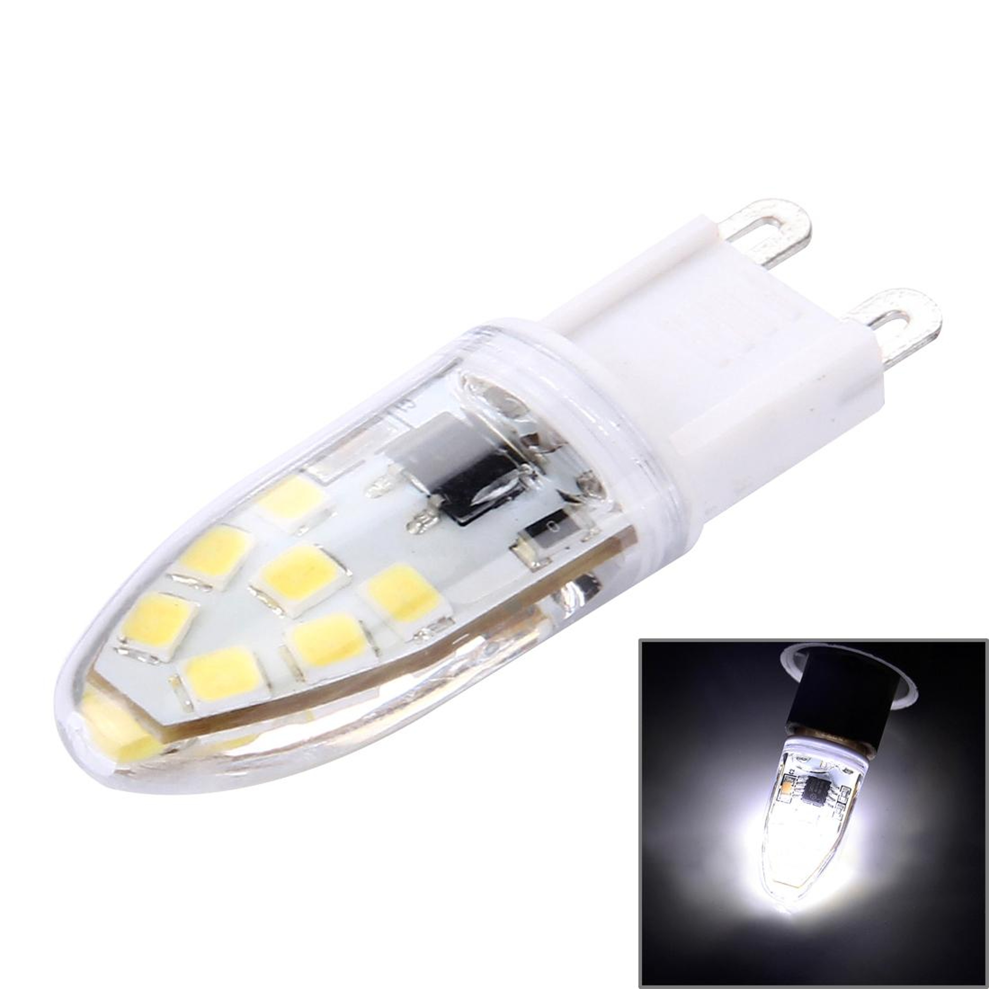 G9 LED Corn Light Bulb 25W 200LM Energy Saving Warm White Lamp 5