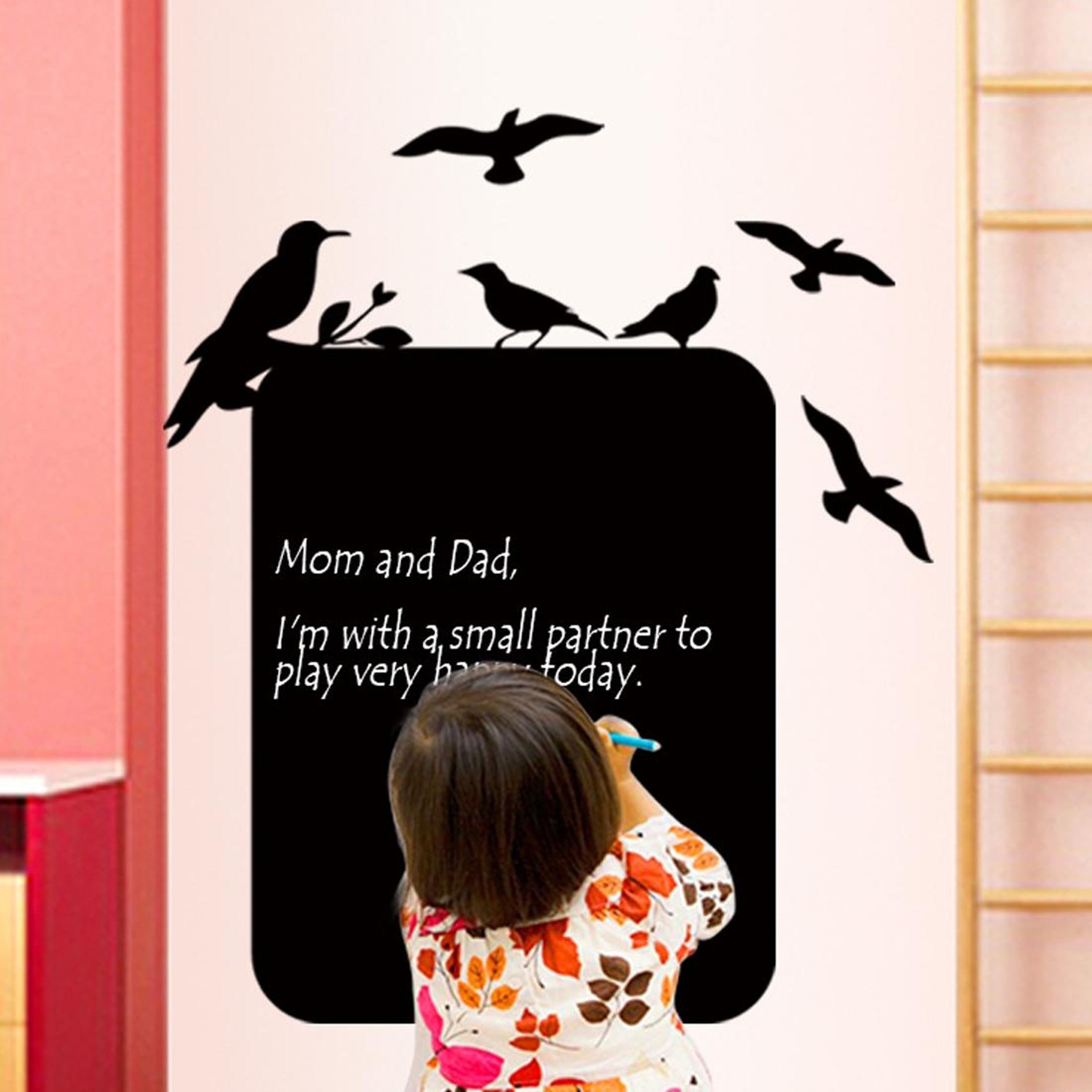 Thicker Blackboard Paste Wall Stickers Living Room Decoration Stickers Children Room Office Solid Color Wall Stickers – view 1