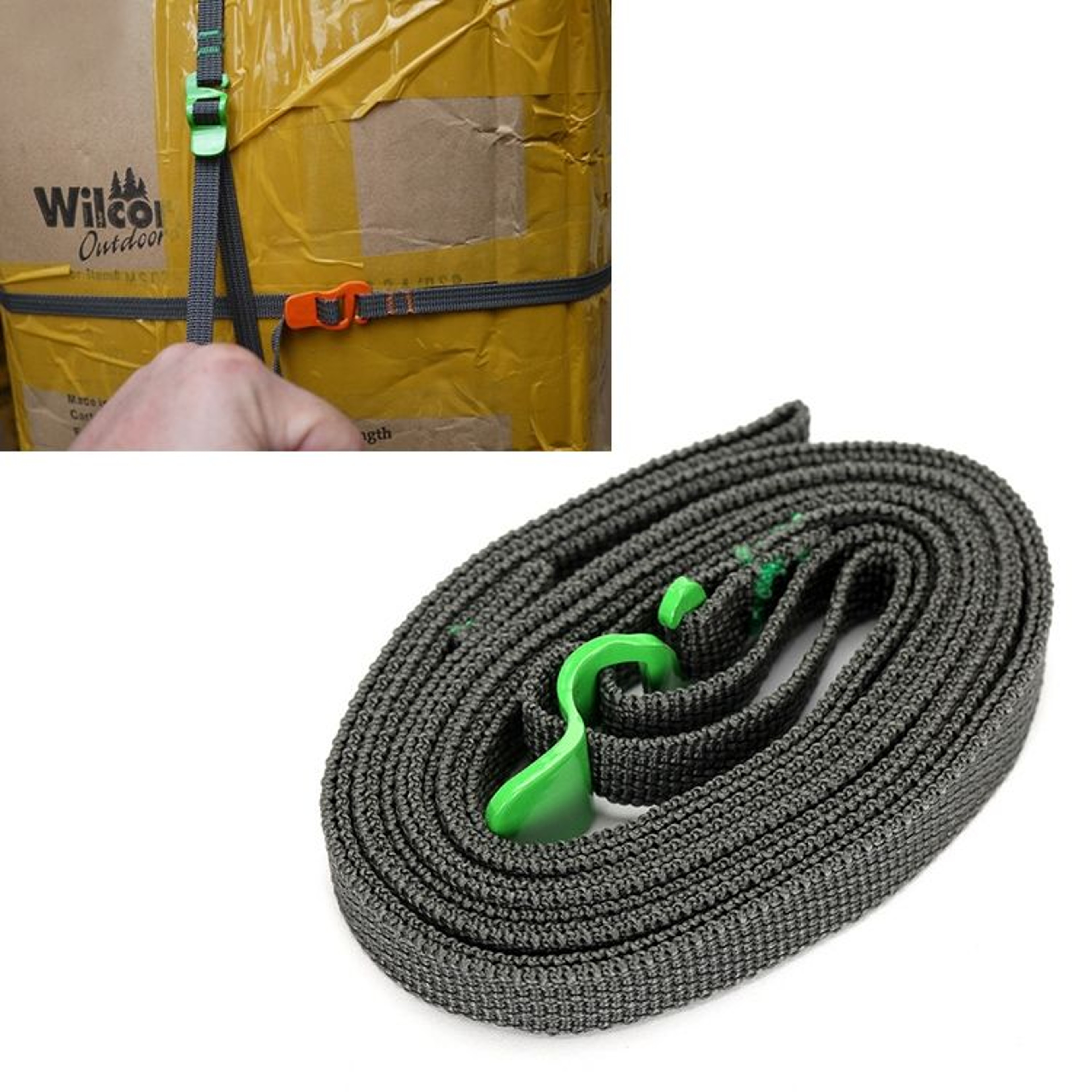 Heavy Duty Camping Gear Straps Quick Release Tie Down For Backpacks Bikes  Outdoor Luggage 7