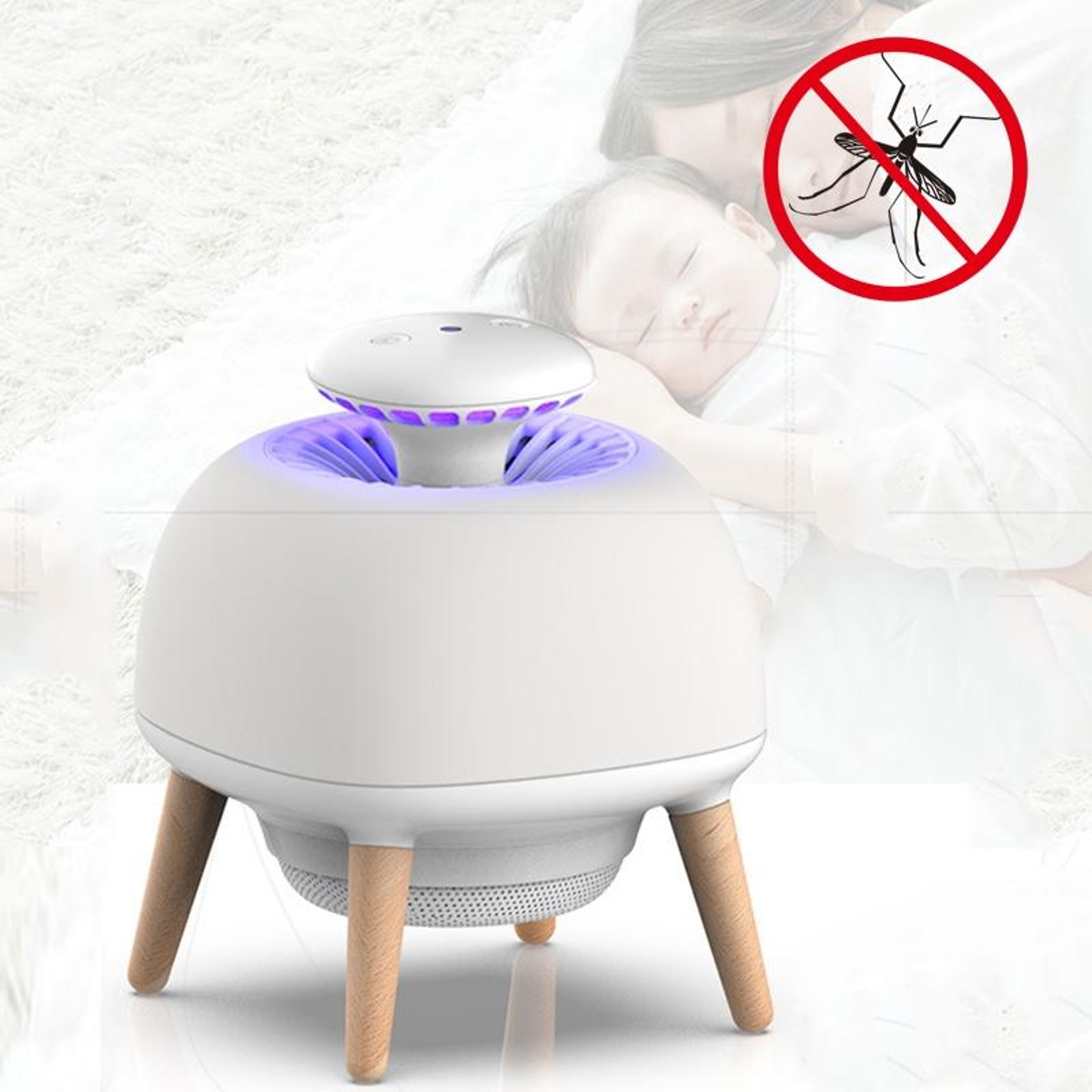 Portable Mosquito Killer Lamp with UV Light Electric Bug Zapper for Home & Outdoor Use – view 74