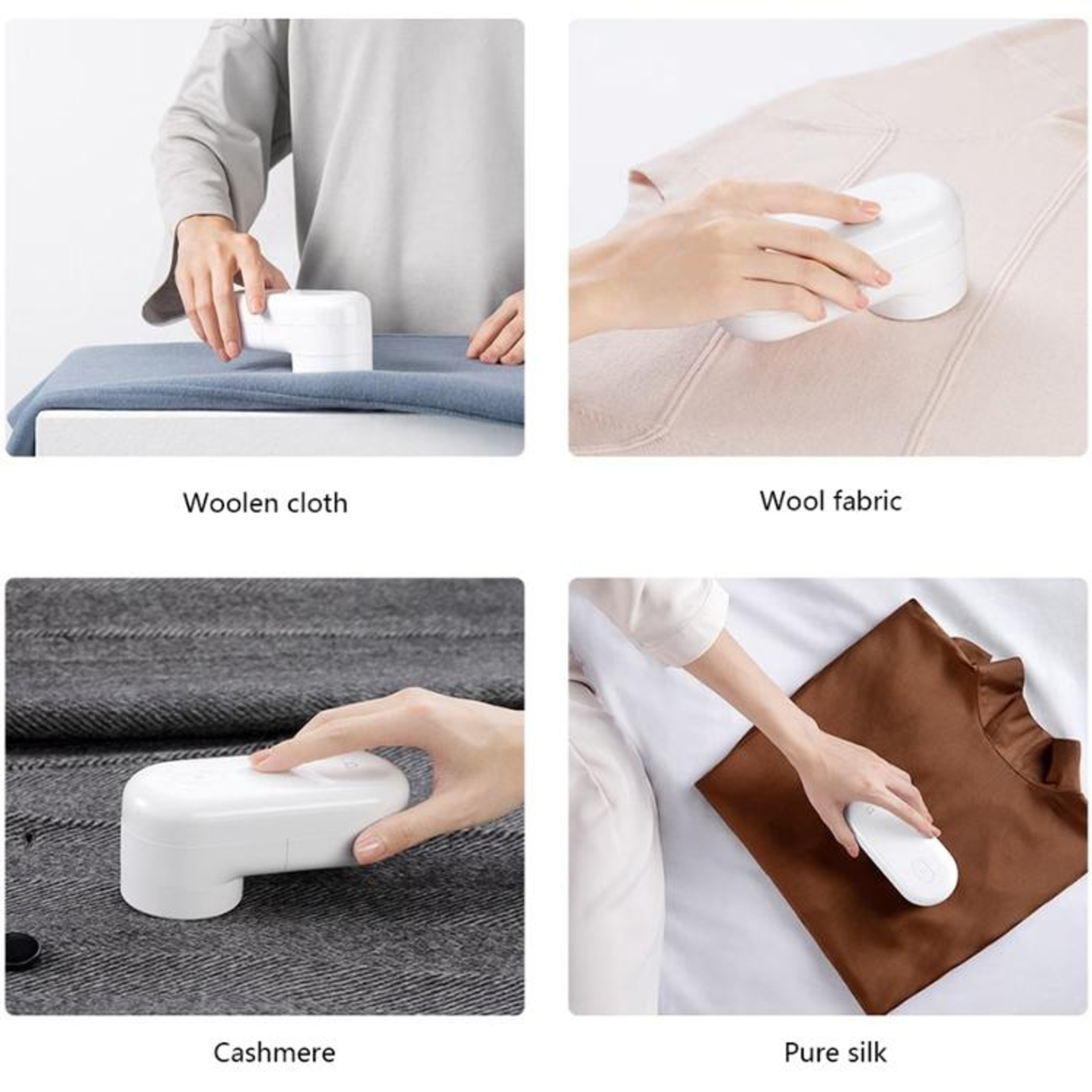 Portable USB Lint Remover Fabric Shaver With 5Blade Precision Defuzzer 8