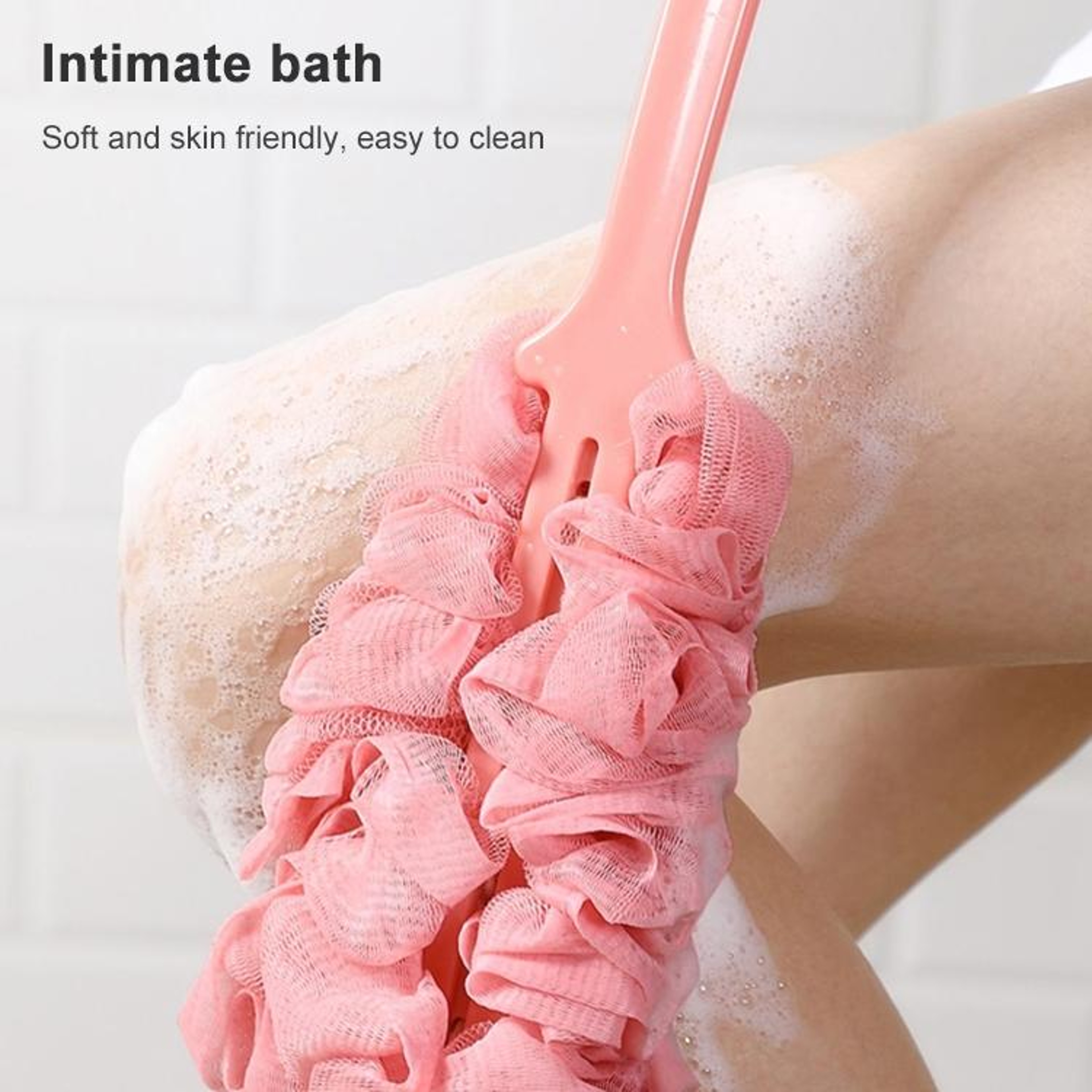 Soft Exfoliating Bath Brush With Long Handle For Deep Cleansing  Smooth Skin 6