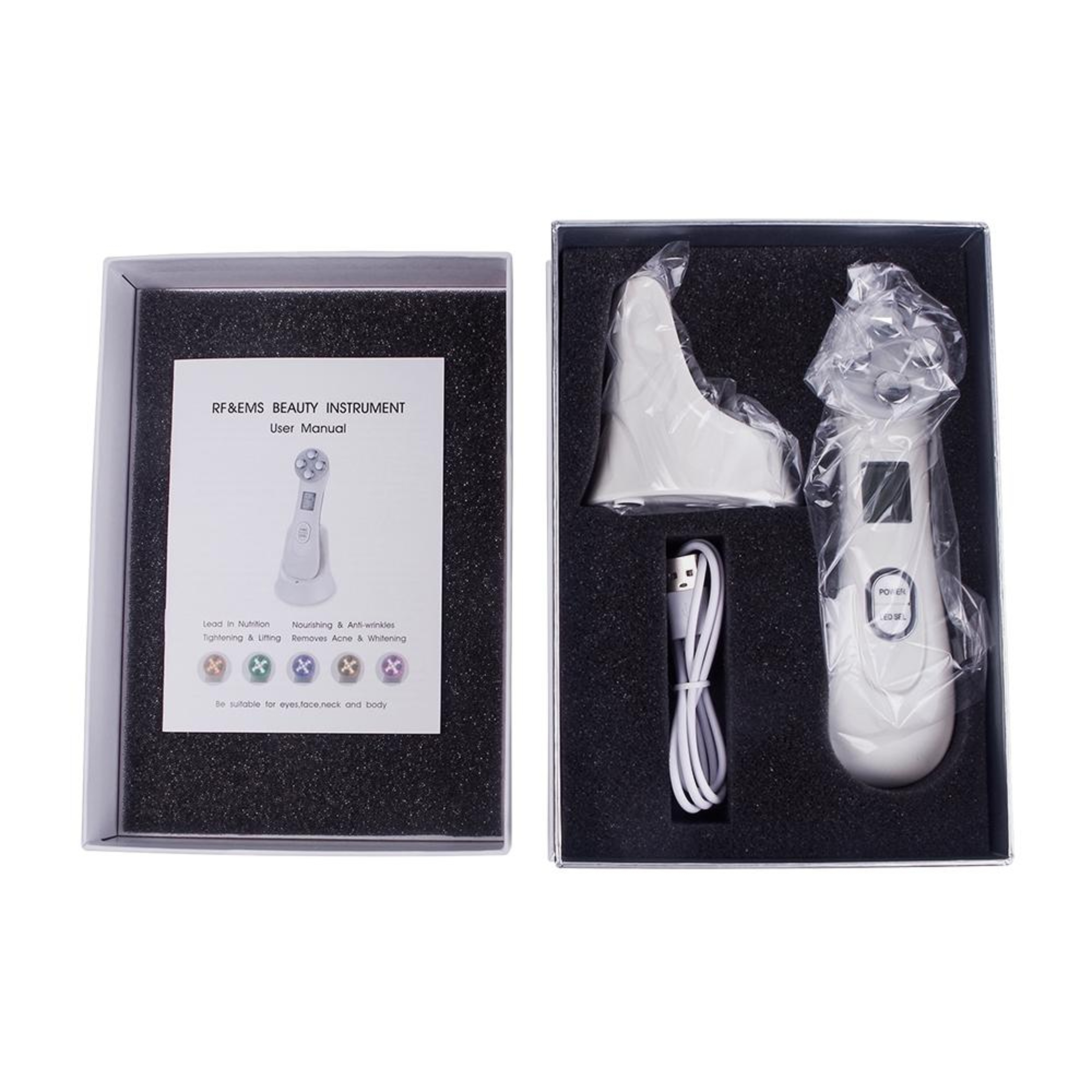 RF EMS Beauty Pen with LED Photon Therapy for Skin Tightening & Wrinkle Care – view 5