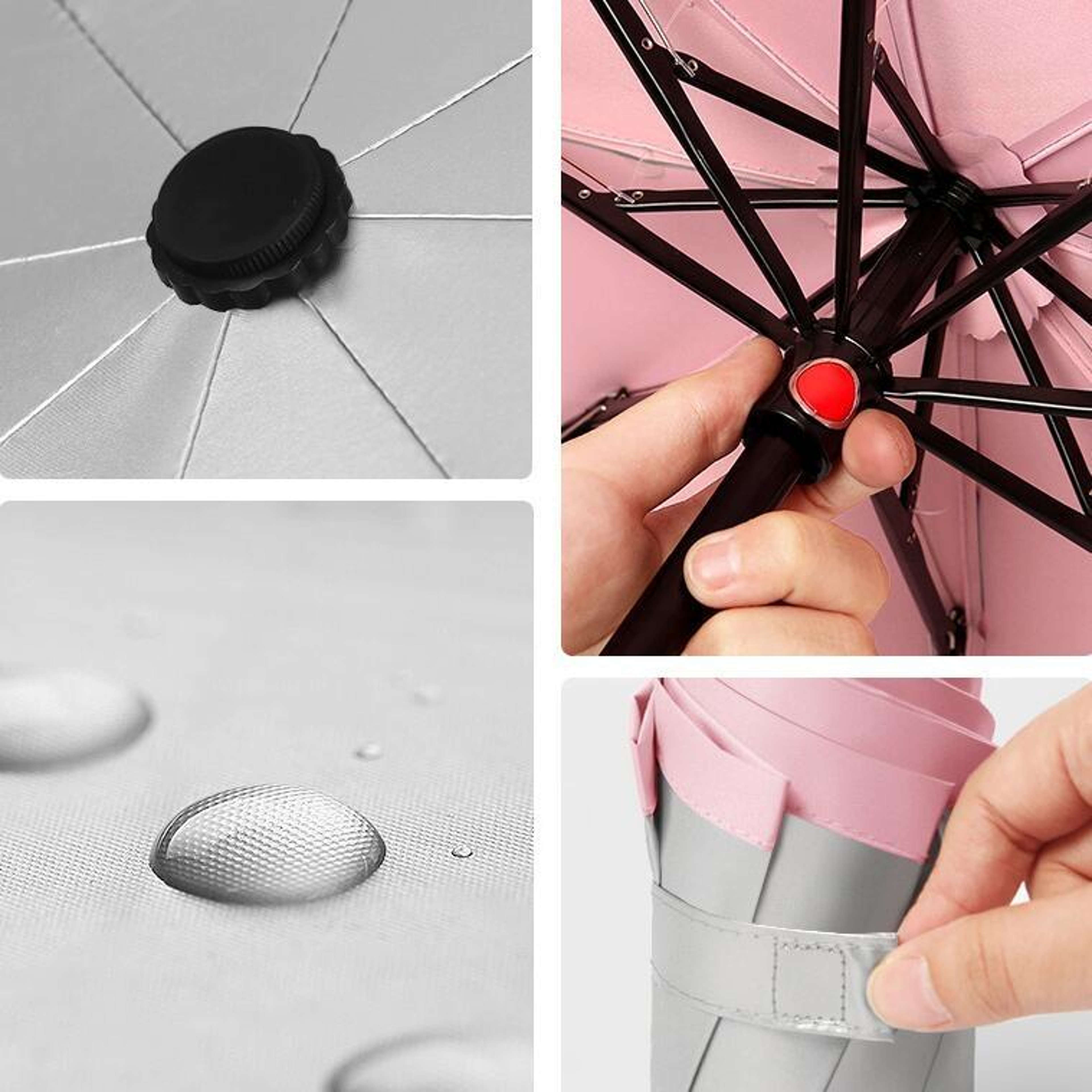Portable Mini Pocket Umbrella With UV Protection  Windproof Travel Design 1