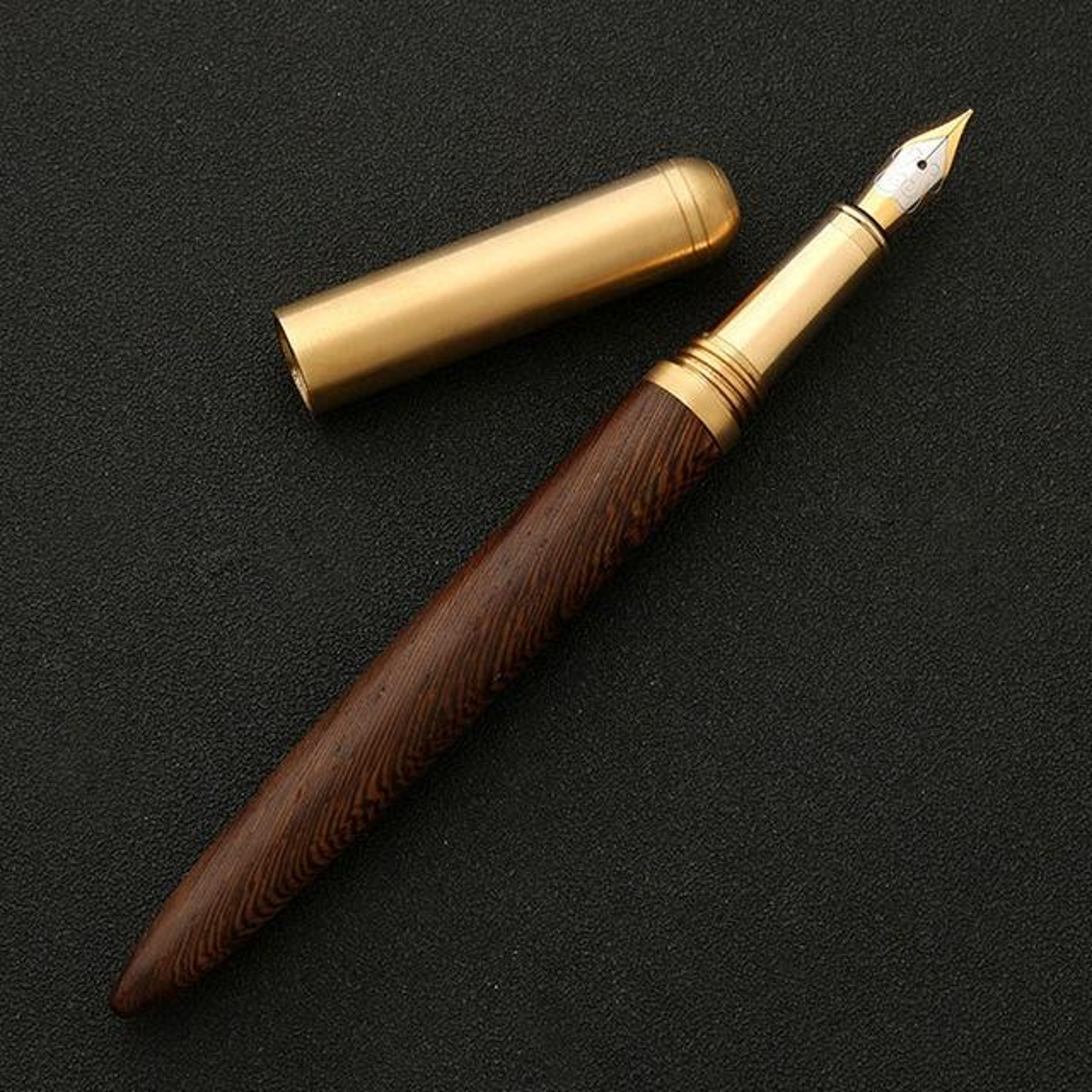 Luxury Wooden Fountain Pen 07mm Elegant Writing Pen For Office School  Gift Giving 1
