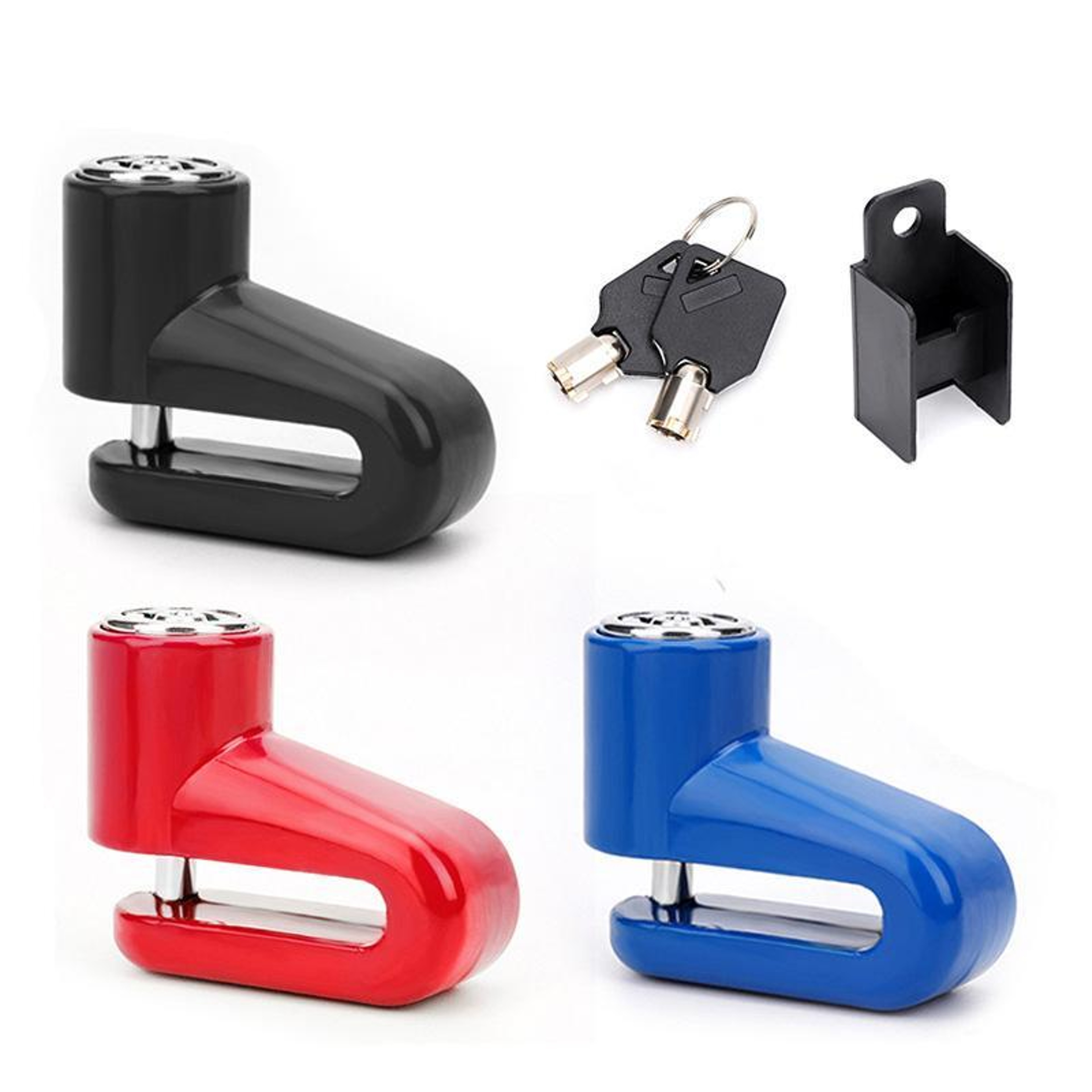 Bicycle Disc Brake Lock With Reminder Cable For Bikes  Motorcycles 1