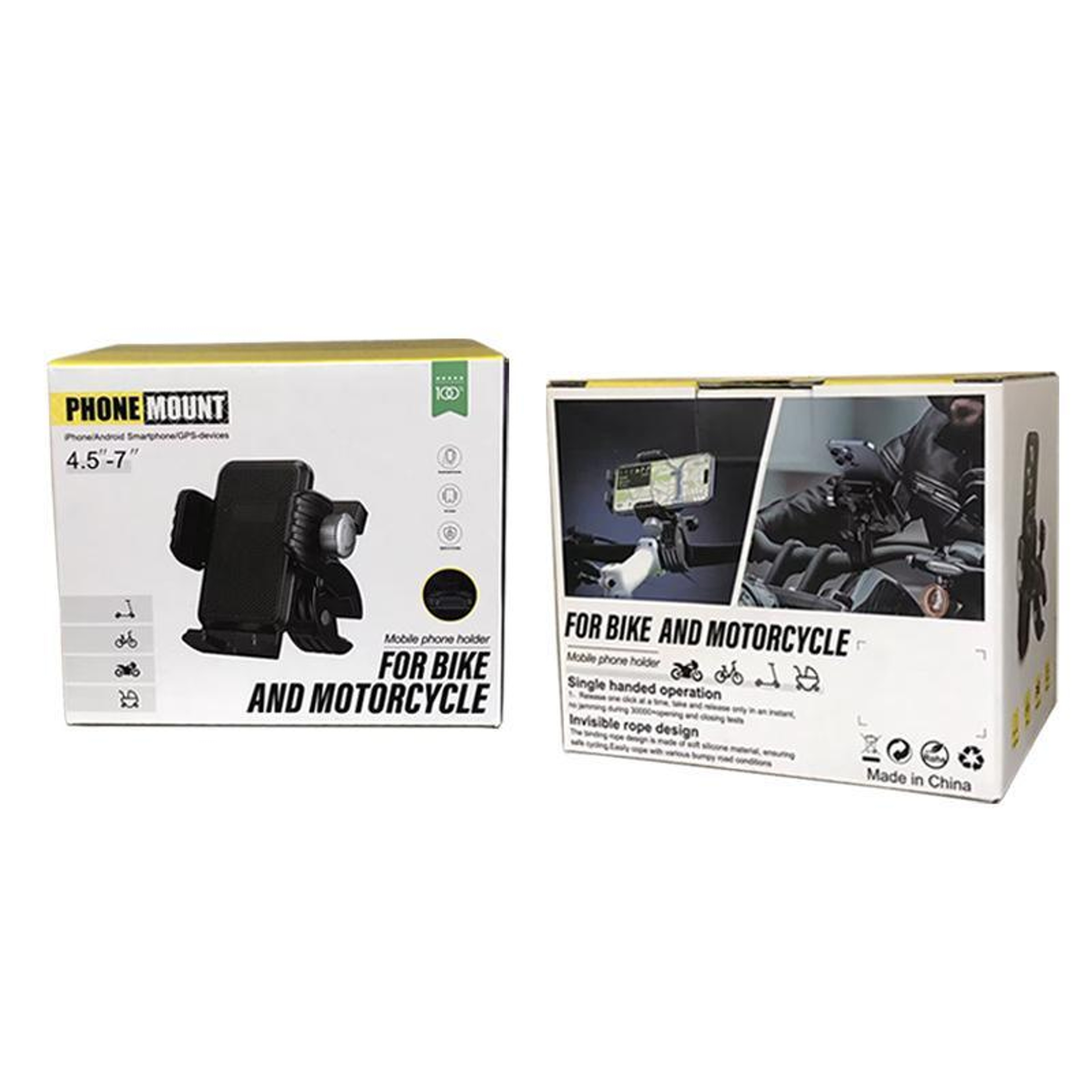 Shockproof Bike Phone Mount For Bicycle  Motorcycle Handlebars 8