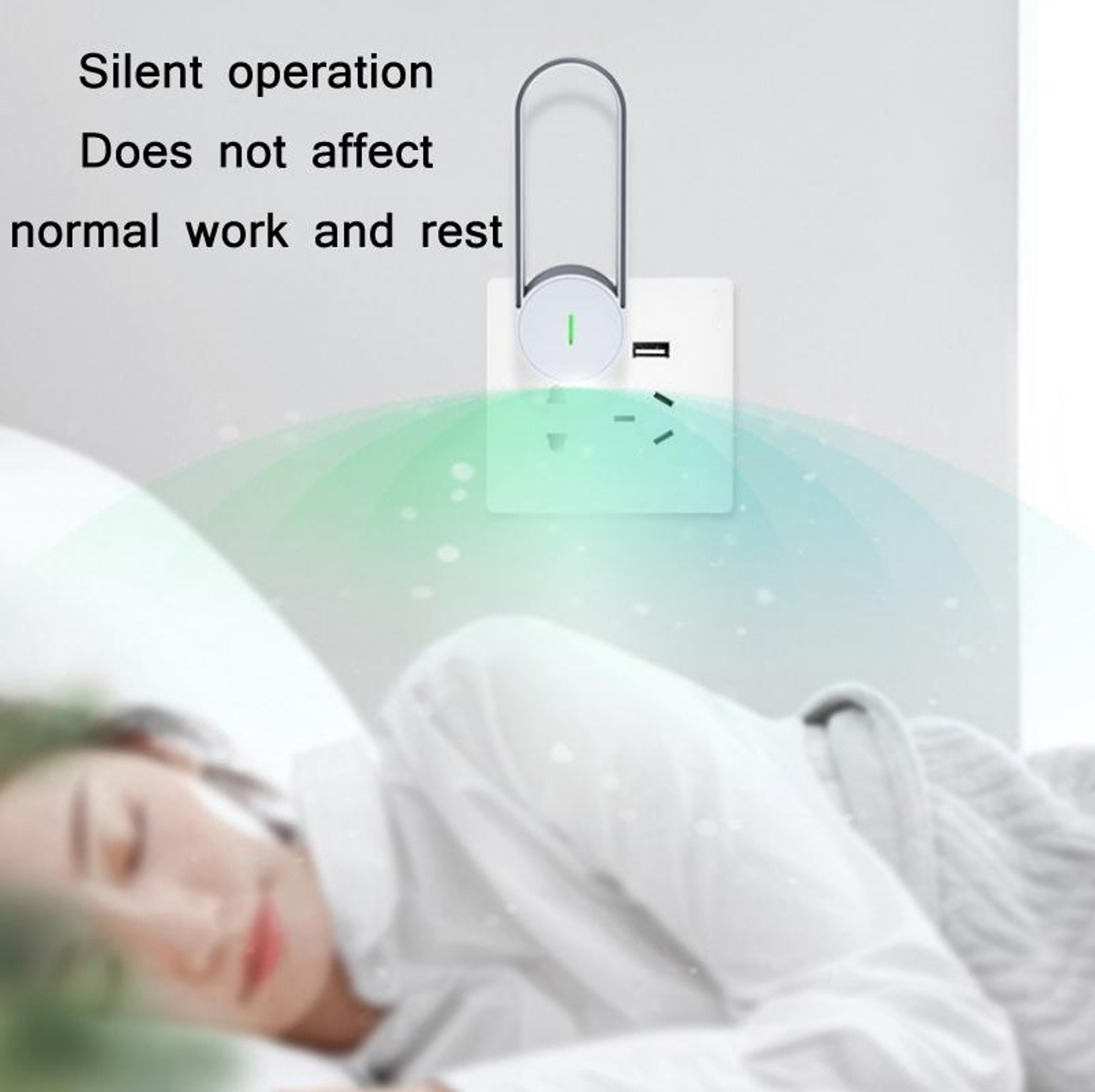 USB Negative Ion Air Purifier For Smoke Odor 5