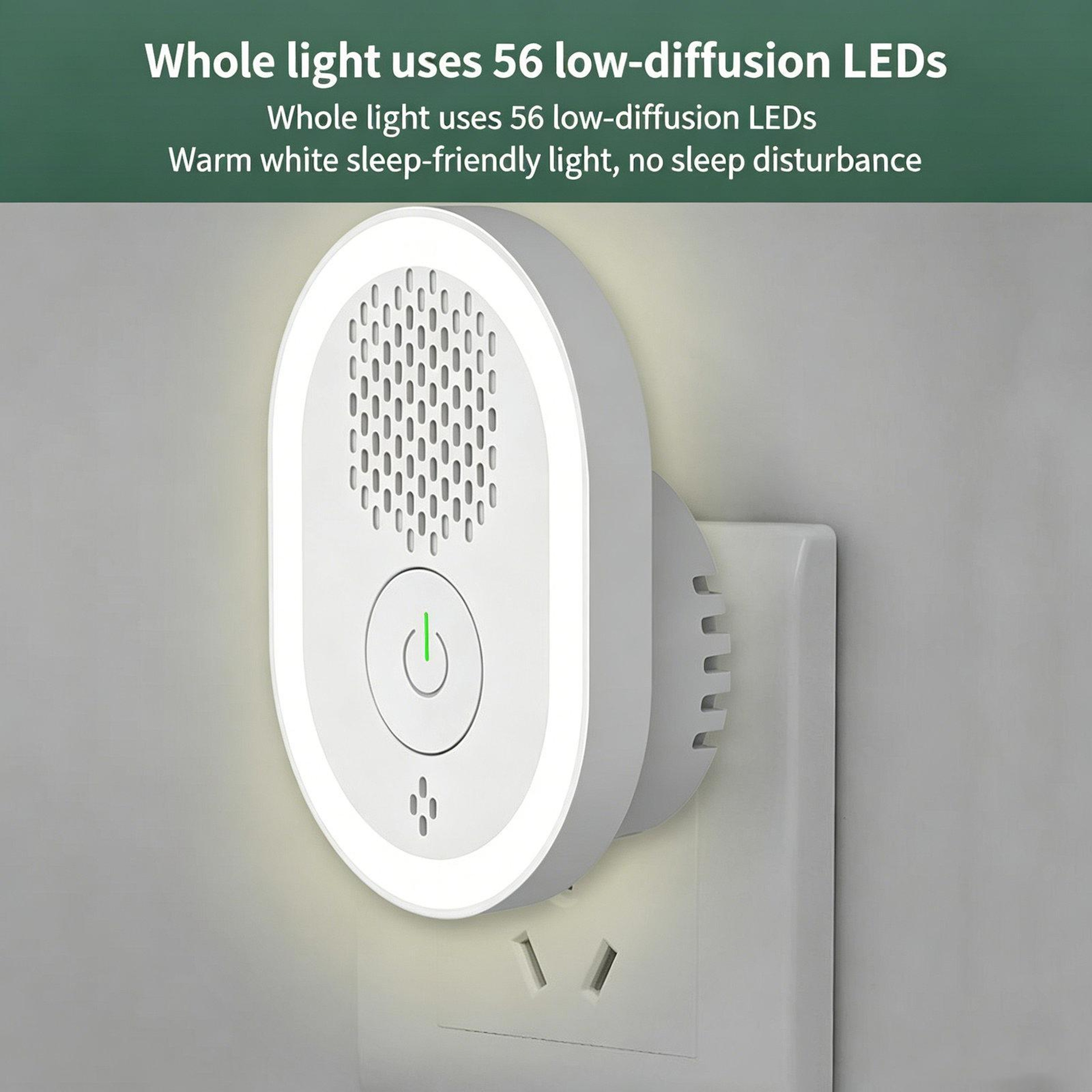 Ultrasonic Pest Repeller Lamp with Smart Night Light for Mosquitoes, Mice & Insects – view 4