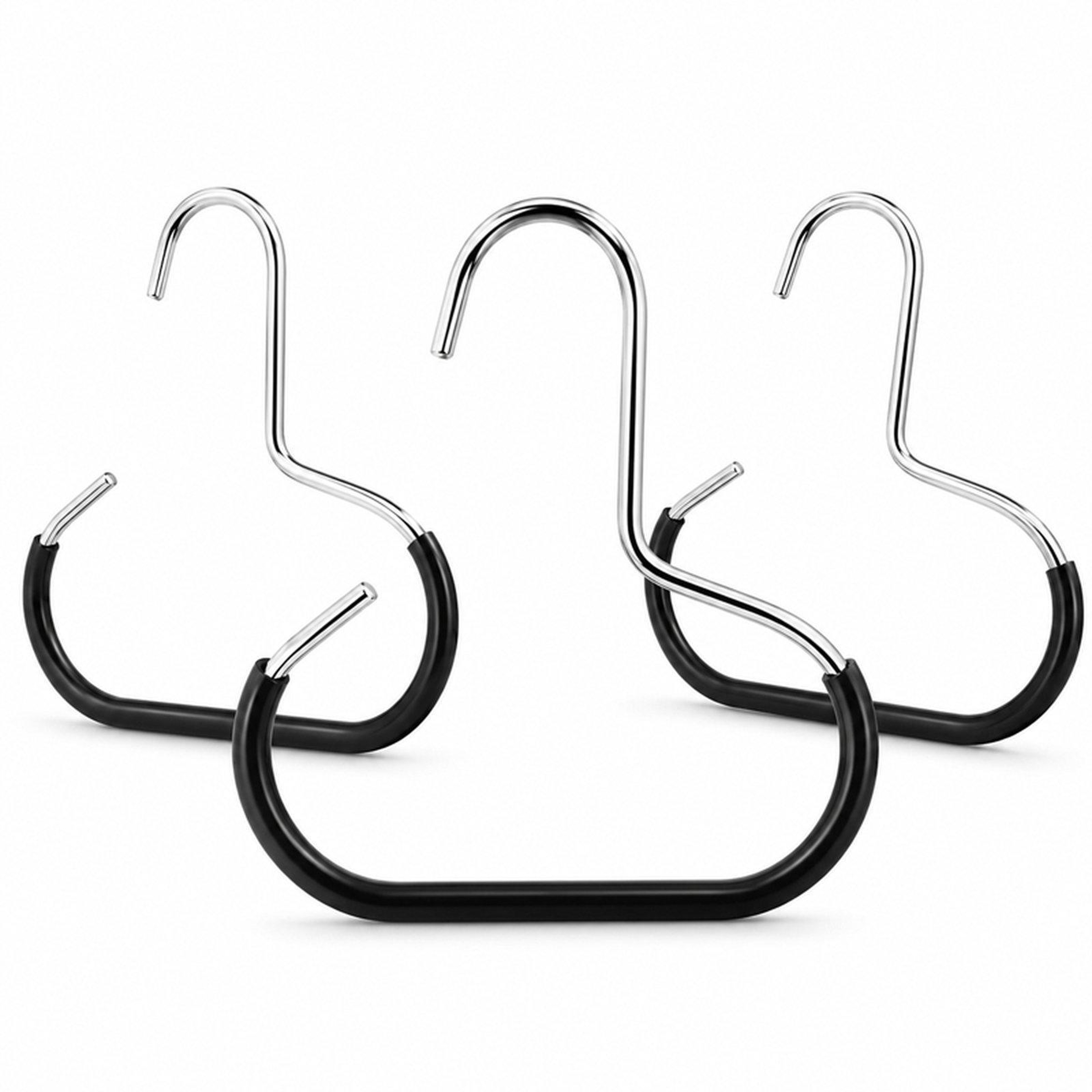 Closet Hat Organizer Hooks 3 PCS Metal Hat Hangers for Caps, Scarves & Accessories – view 2