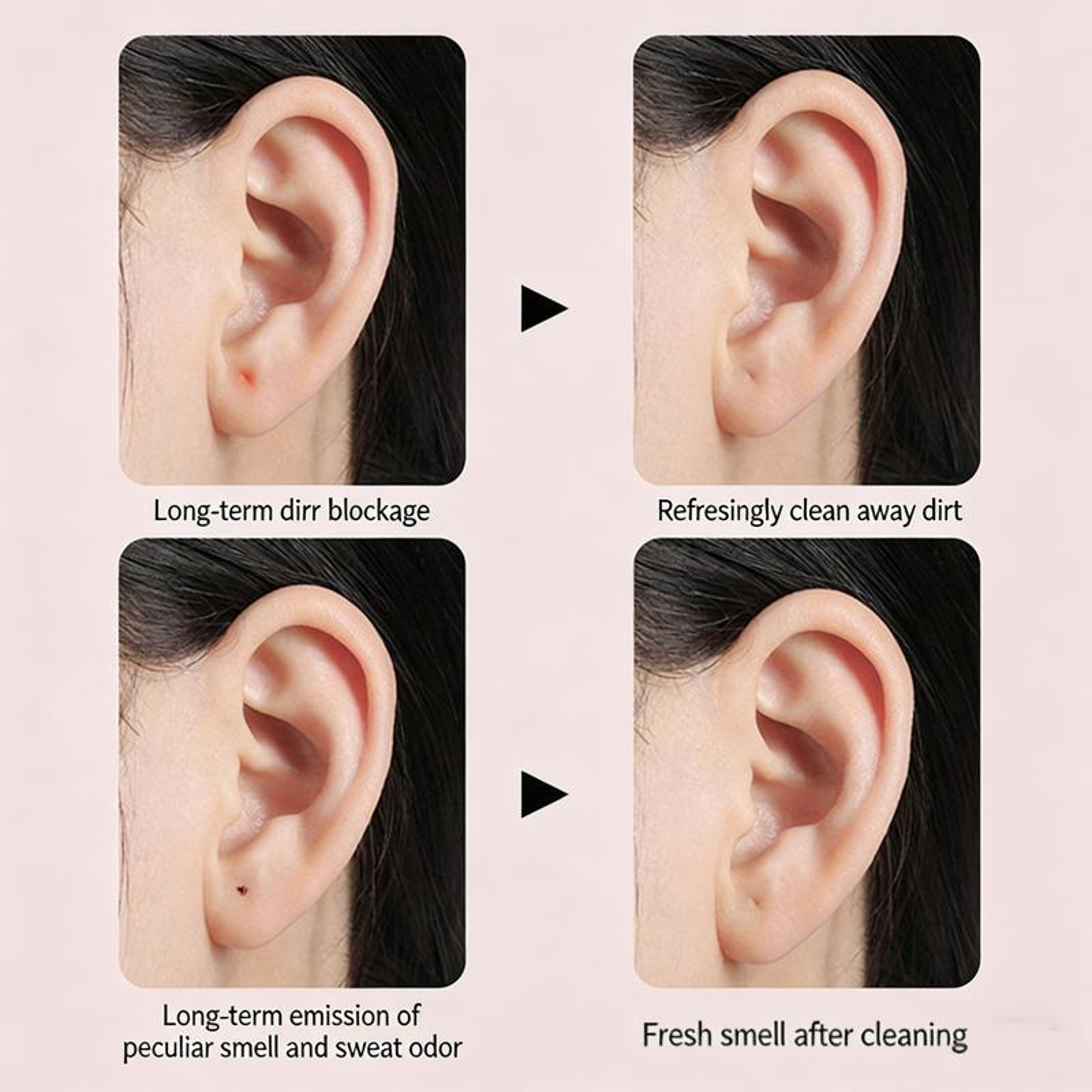 Ear Hole Cleaning Floss 60Pack Disposable Ear Piercing Cleaner For Fresh OdorFree Piercings Random  3