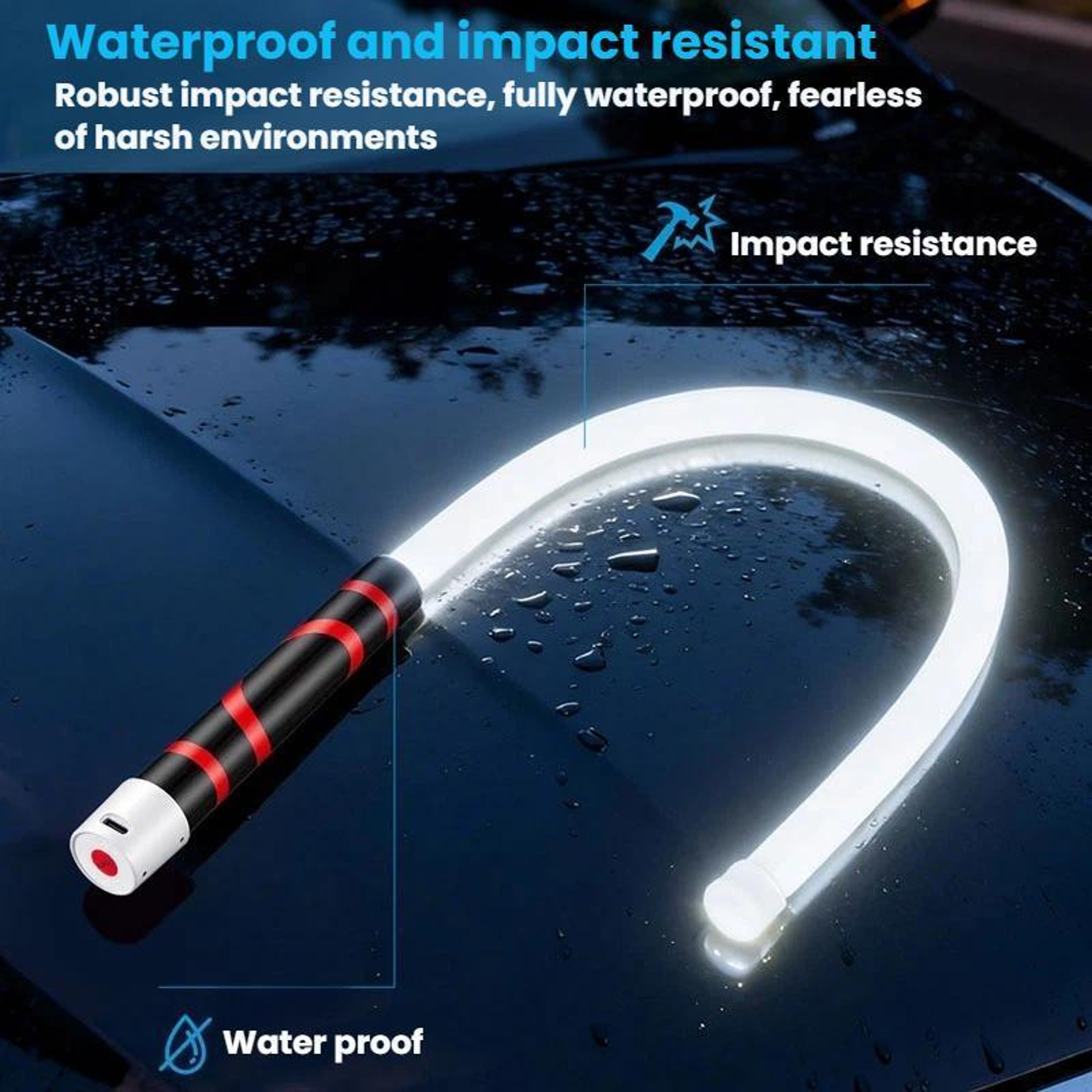Flexible LED Work Light Rechargeable Mechanic Inspection Light for Auto Repair & Outdoor Use – view 4