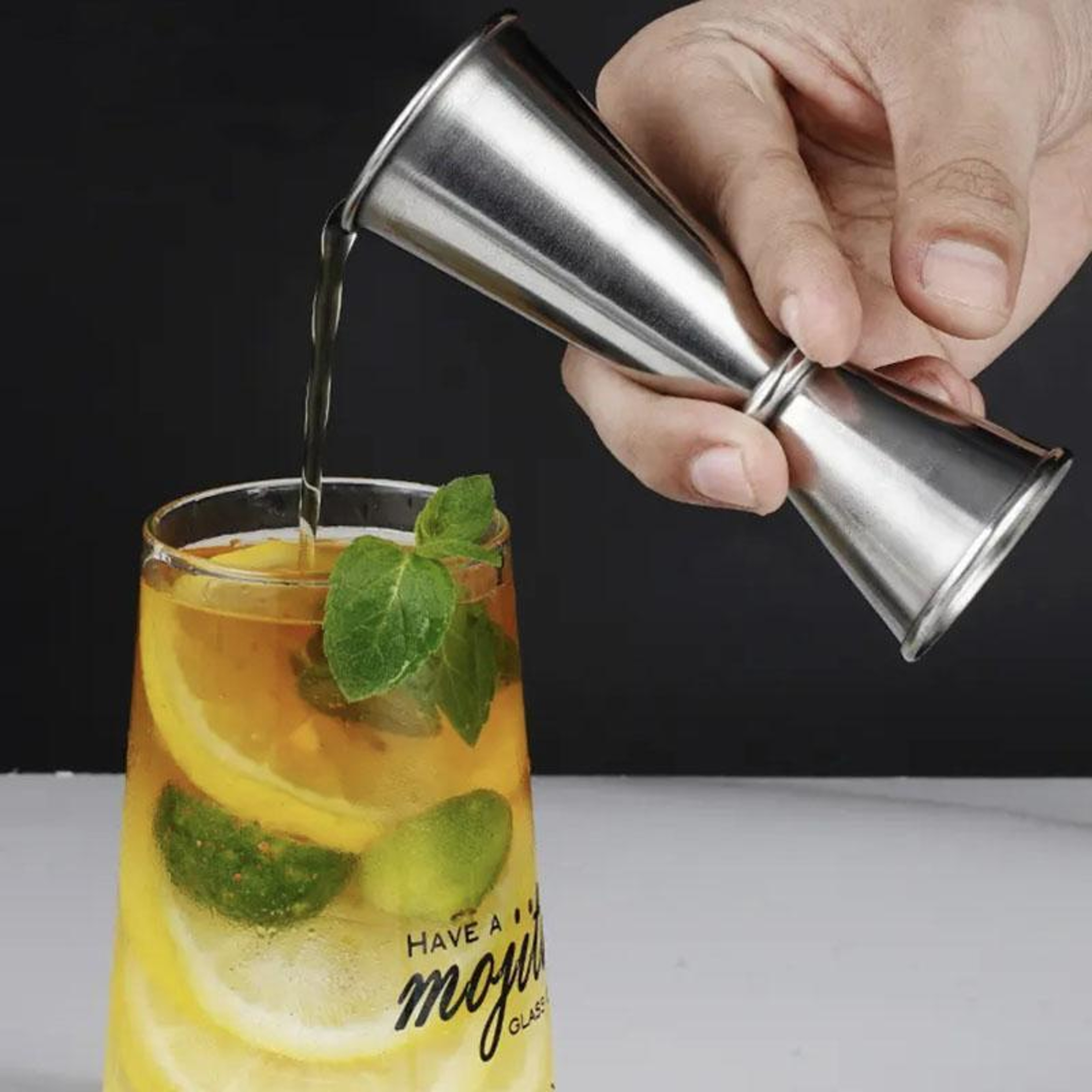 Premium Stainless Steel Cocktail Jigger 30/60ml Double-Sided Measuring Cup – view 6