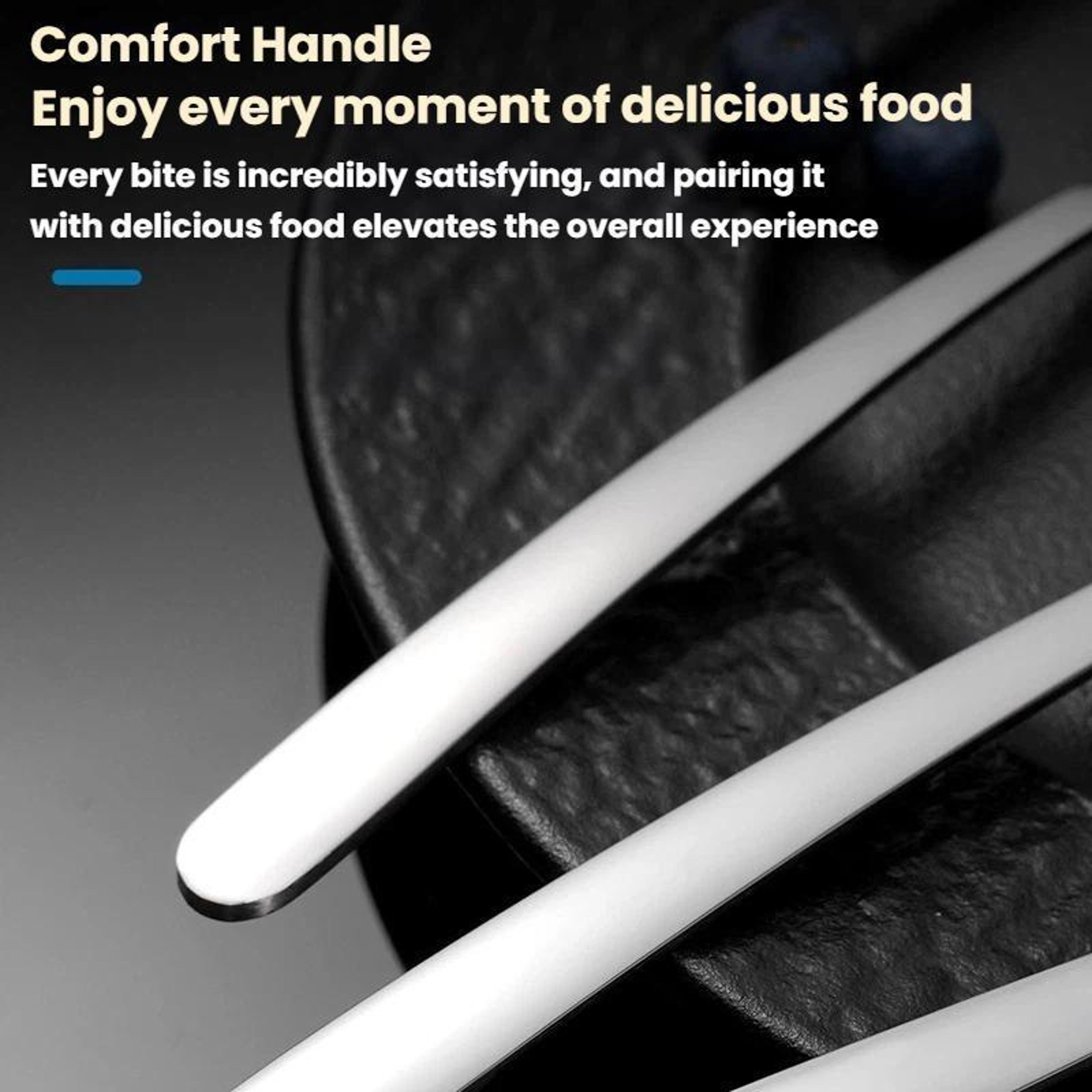 Stainless Steel Pasta Fork & Salad Serving Spoon Set for Noodles, Salads & Everyday Dining – view 4